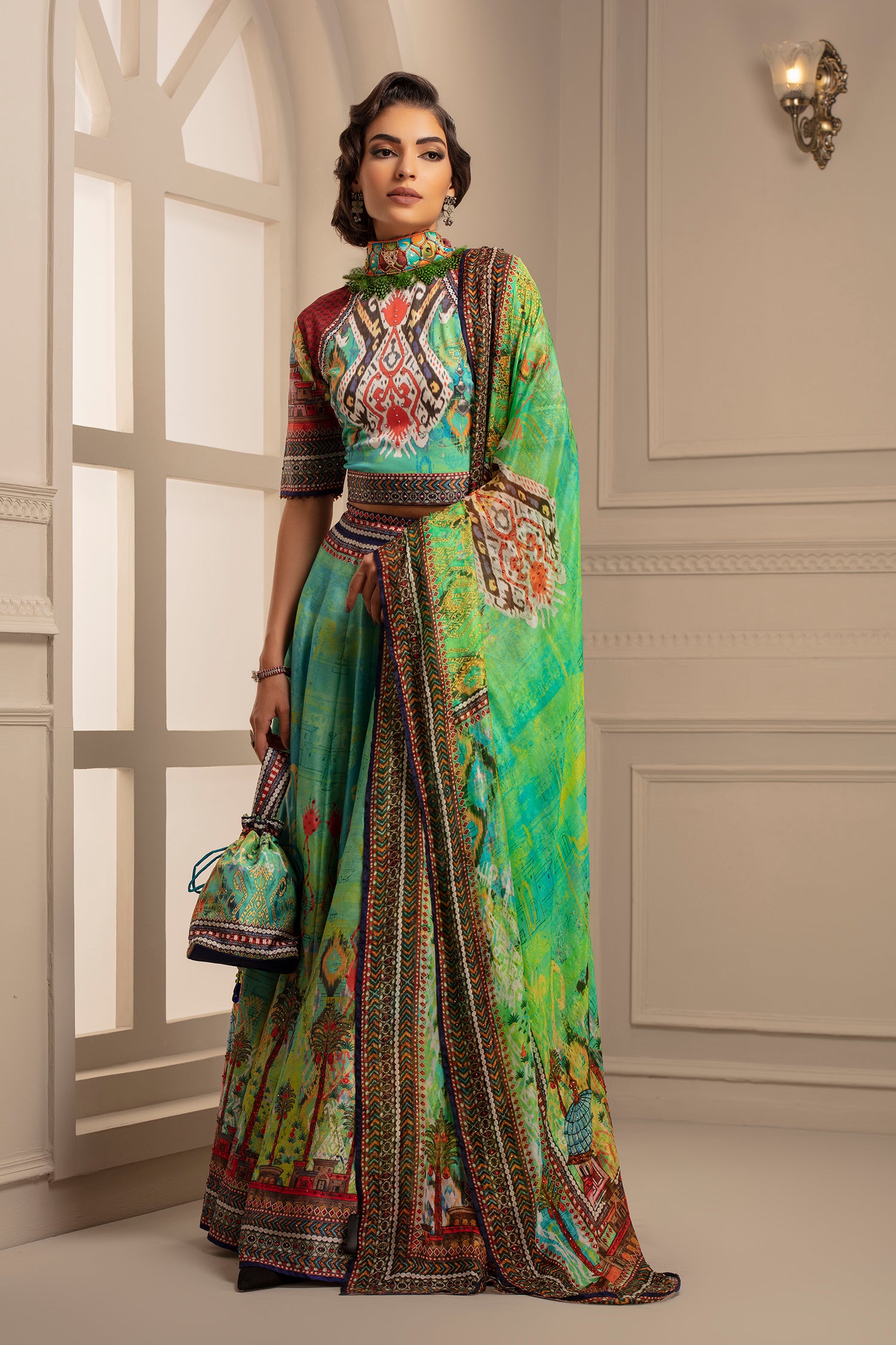 Istanbul Leela : Lime/Turq