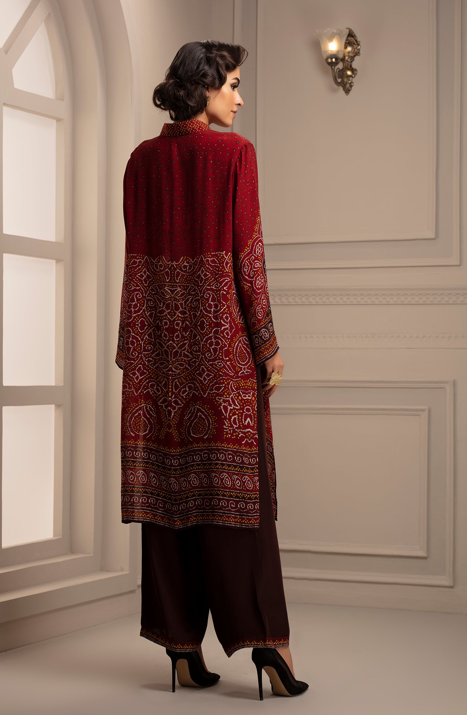 Bandhej : Anika Red + Paloma