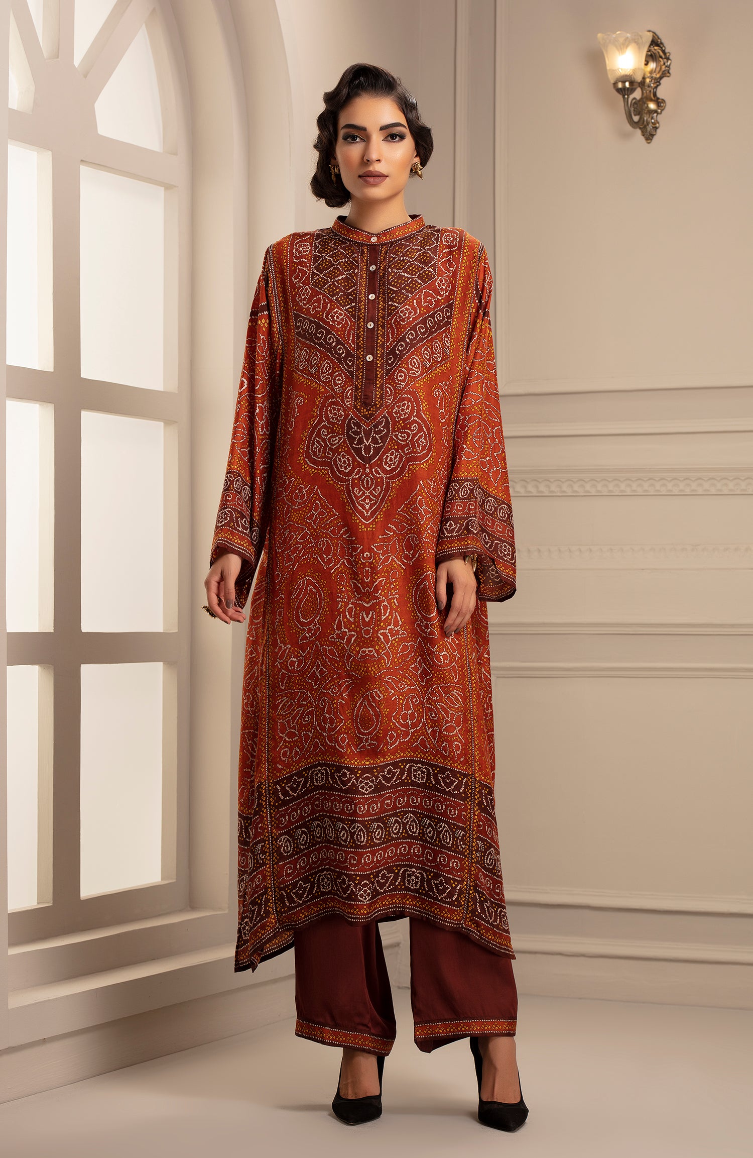 Bandhej : Ghazala Rust + Paloma