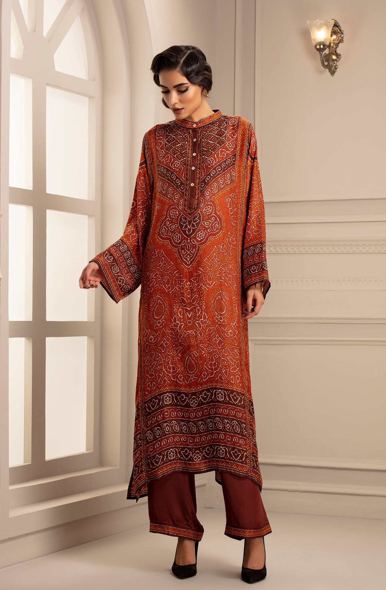 Bandhej : Ghazala Rust + Paloma