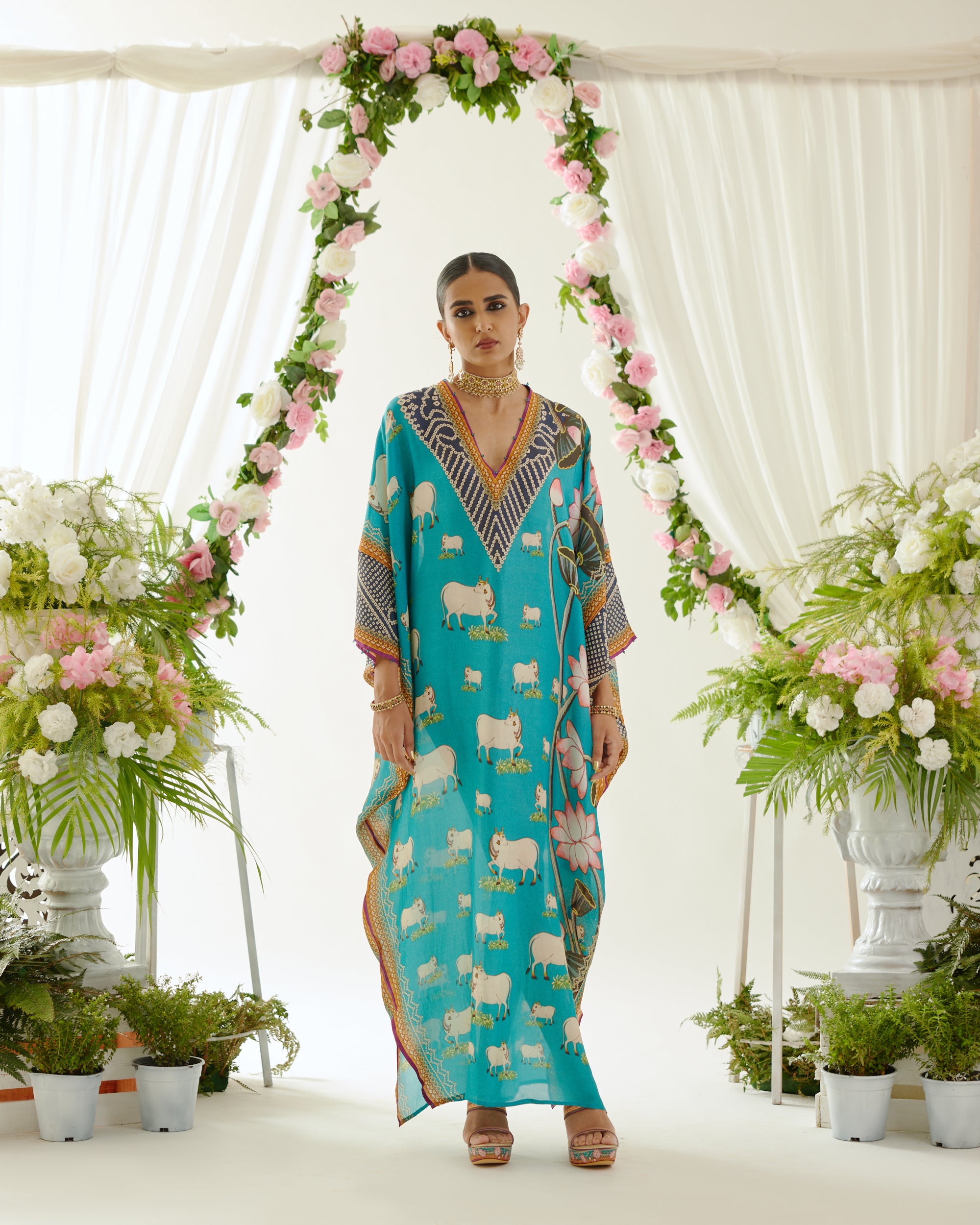 Vrindavan : Verusha - Turquoise