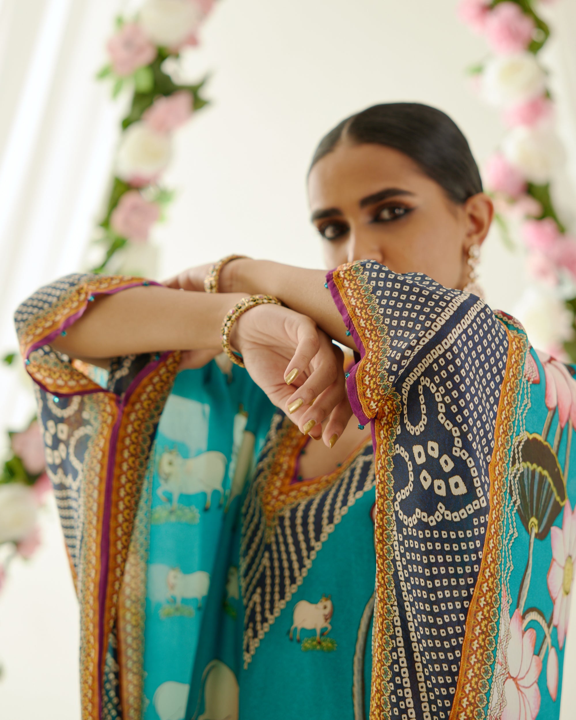 Vrindavan : Verusha - Turquoise