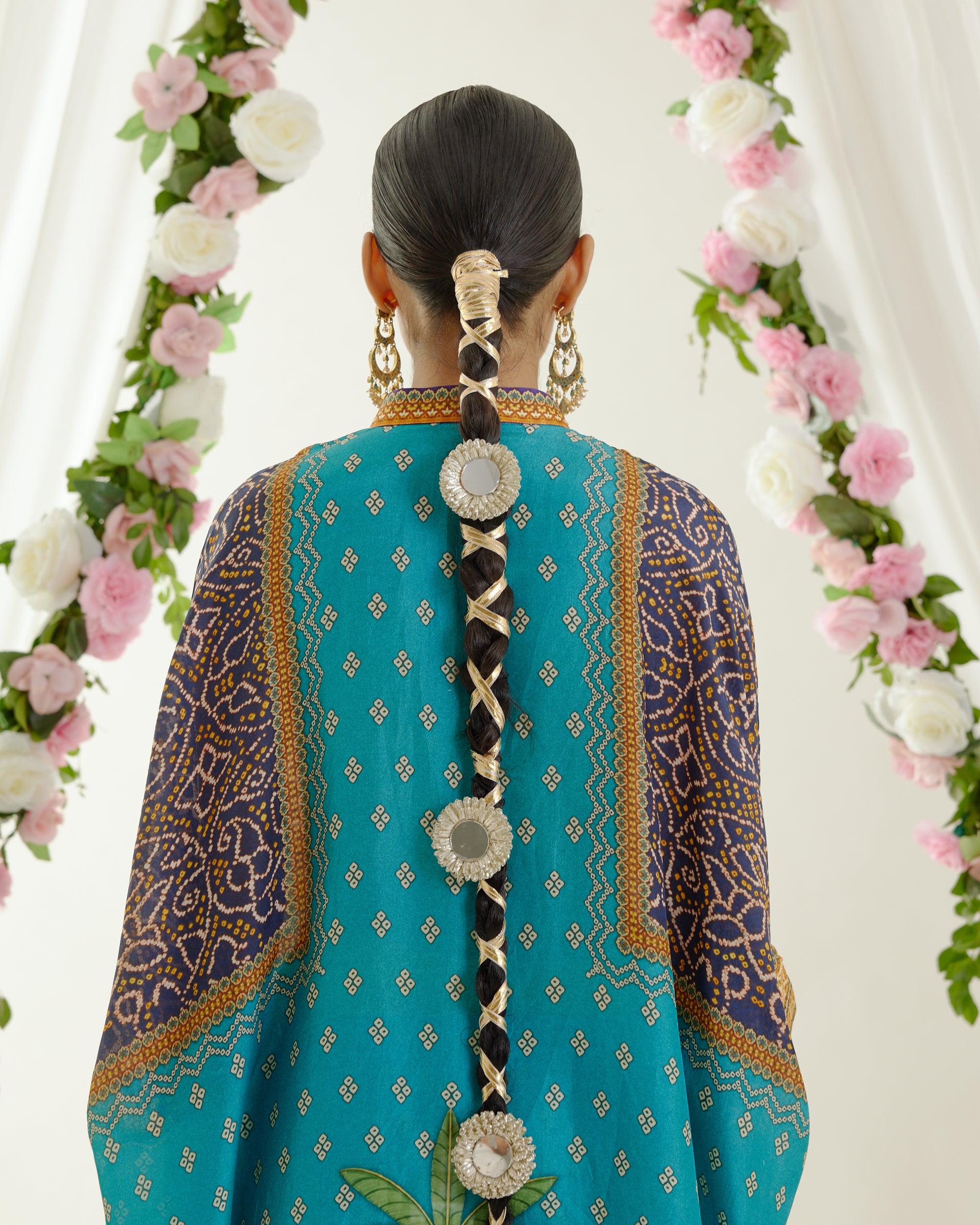 Vrindavan : Chanel 36" - Turquoise