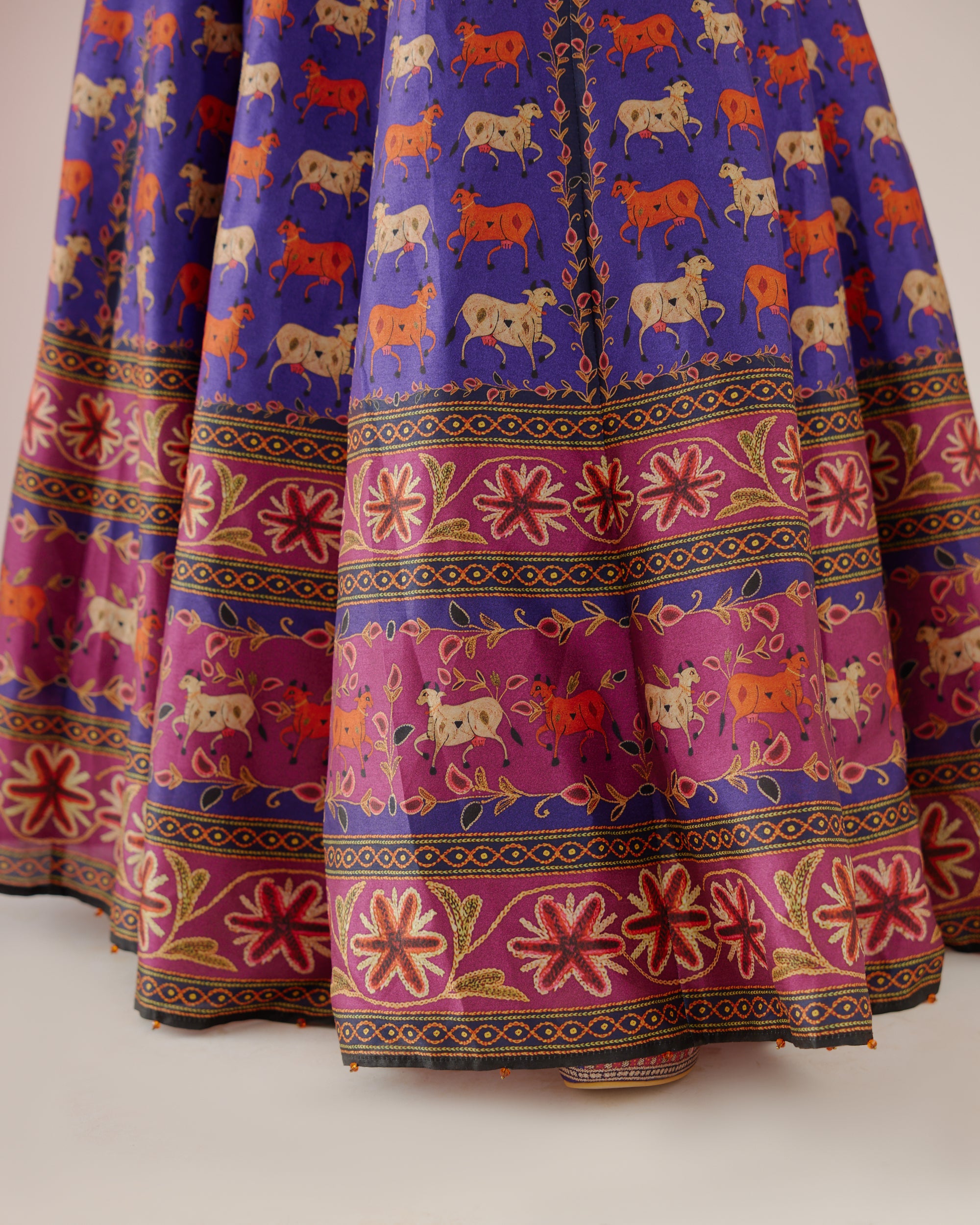 Vrindavan : Varsha Leela - Majenta/Purple
