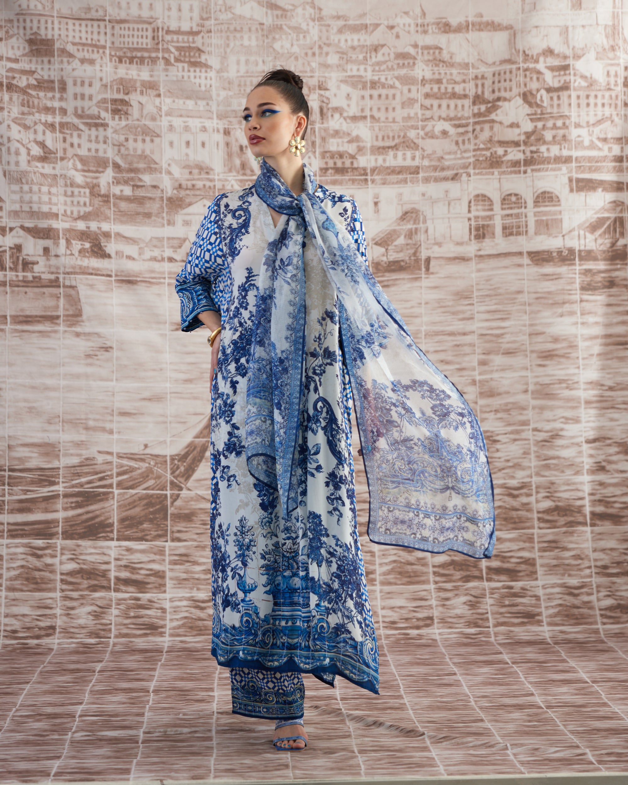 Love in Portofino (Portugal) : Banera - Blue/White
