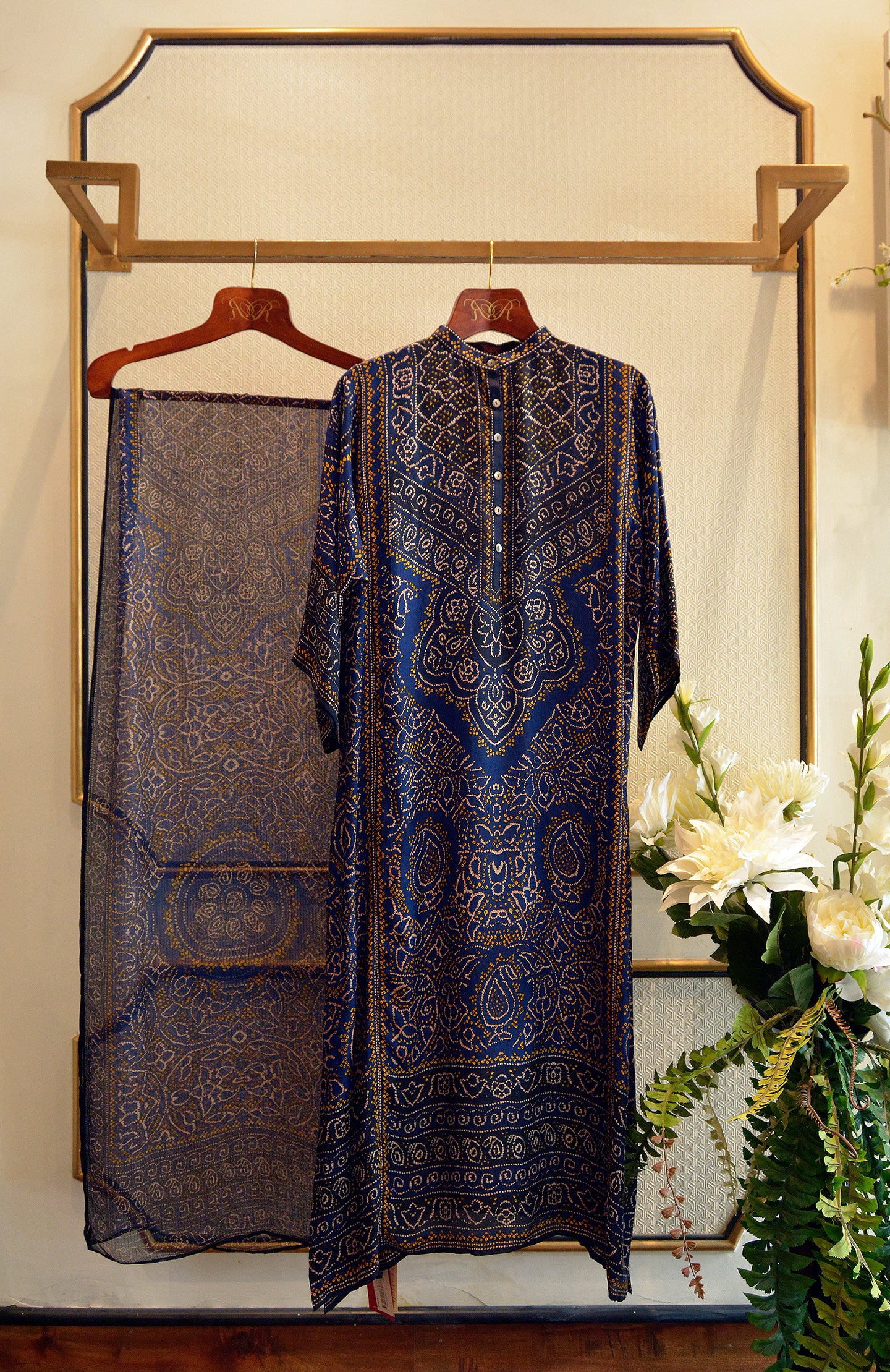 Bandhej : Ghazala Irem Blue