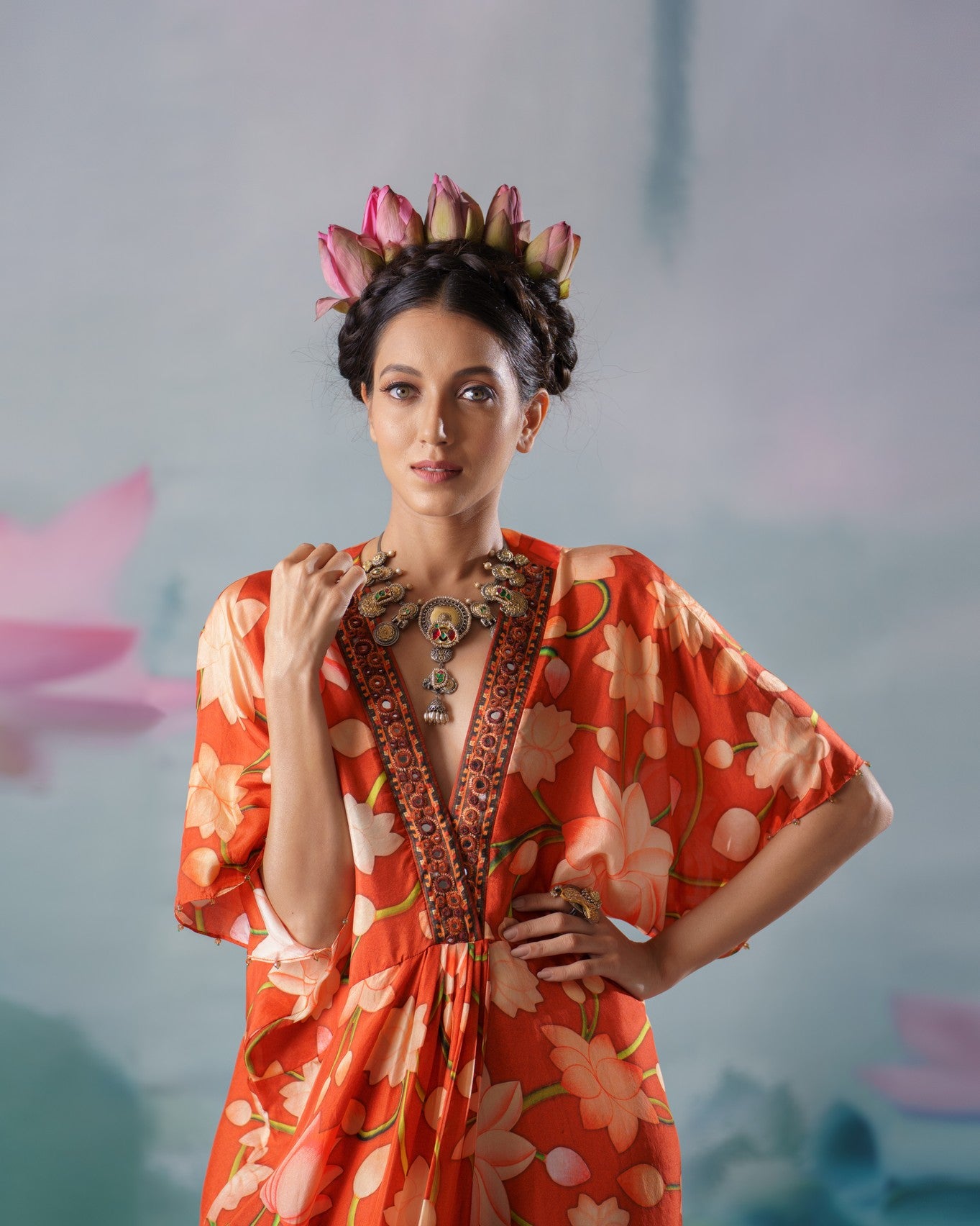 Pichwai : Kusum - Rust