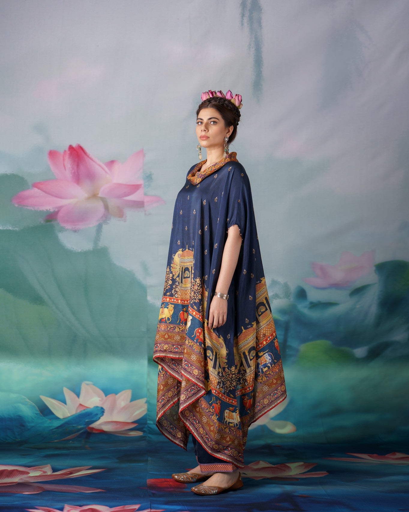 Pichwai : Lavanya - Blue