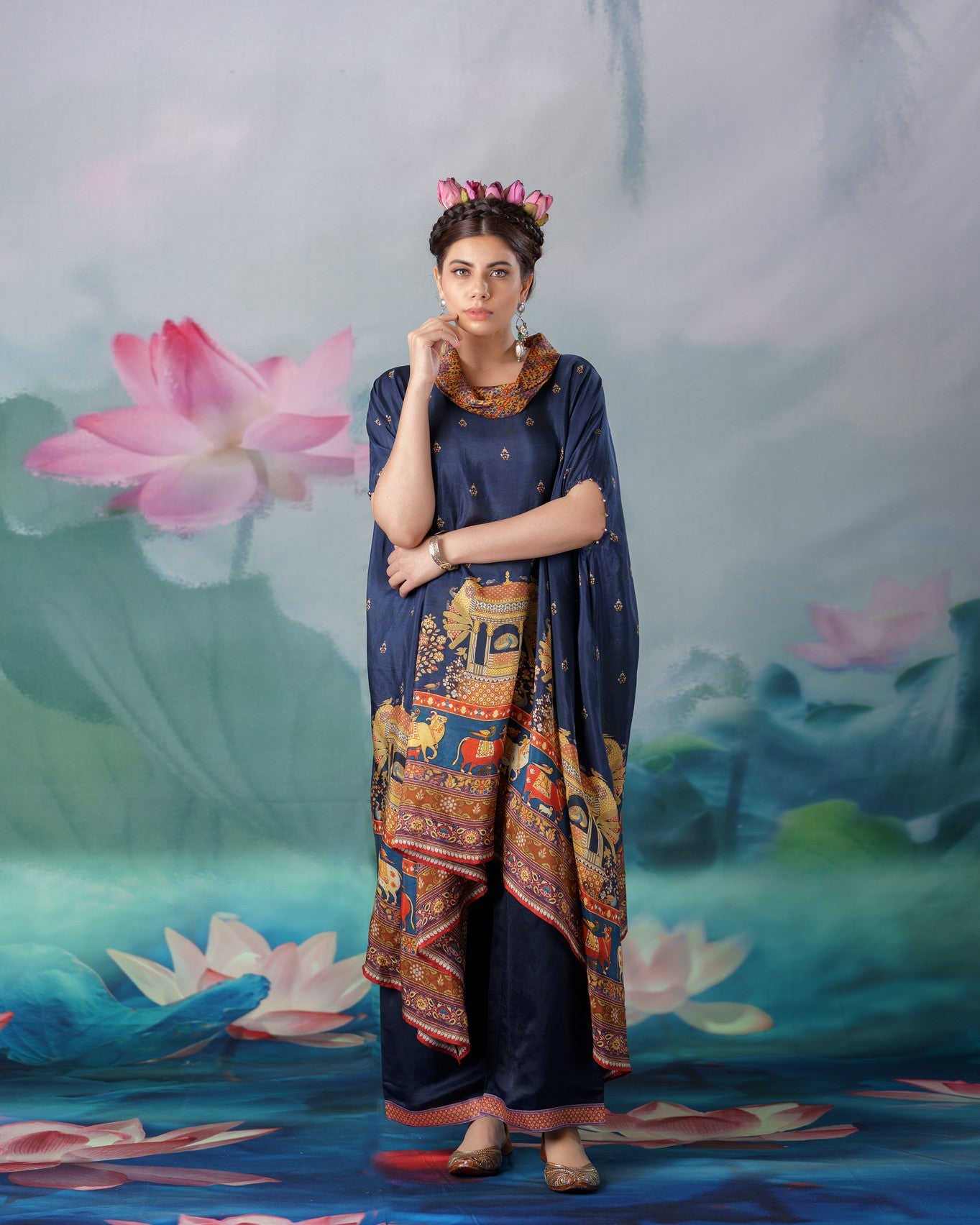 Pichwai : Lavanya - Blue
