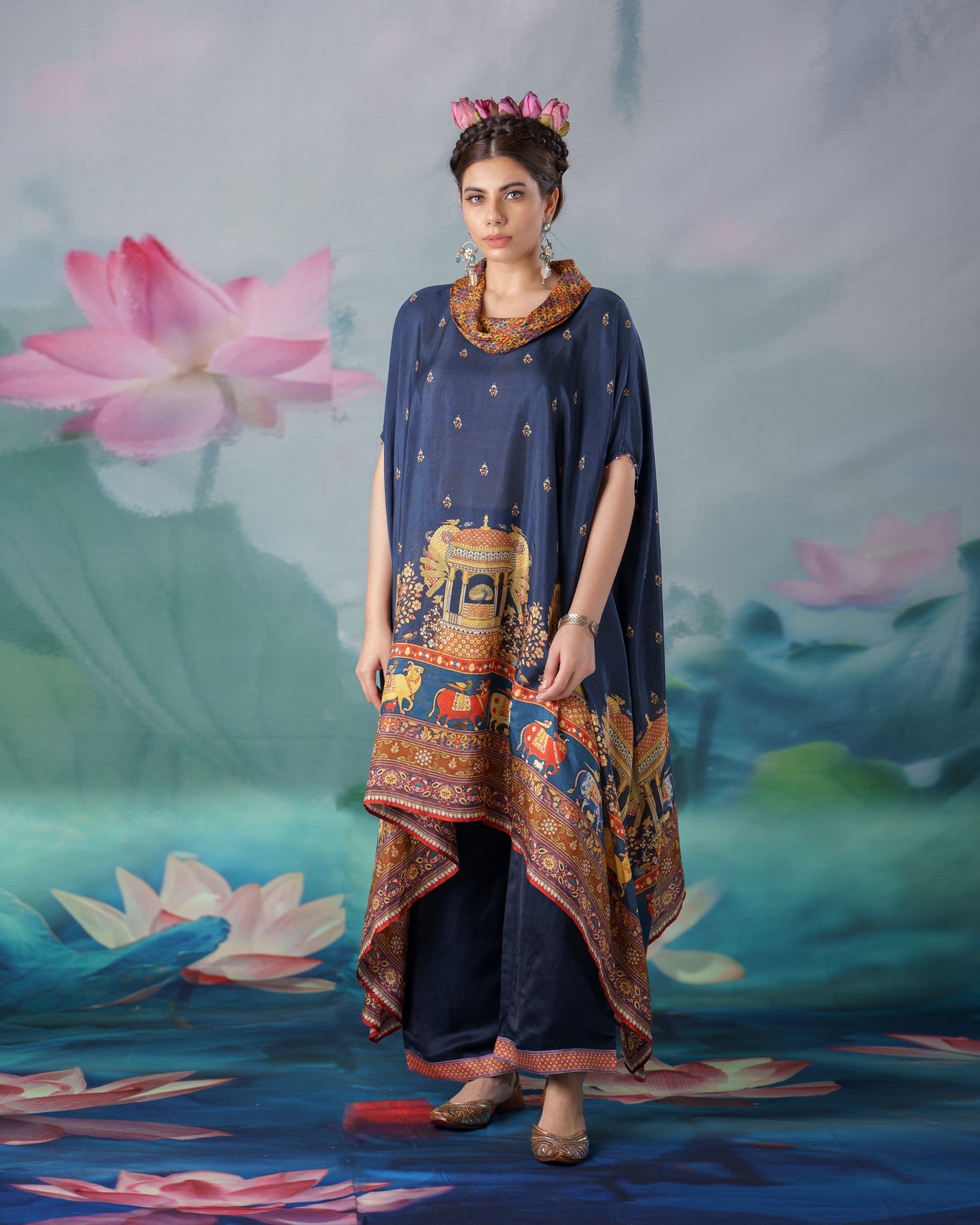 Pichwai : Lavanya - Blue