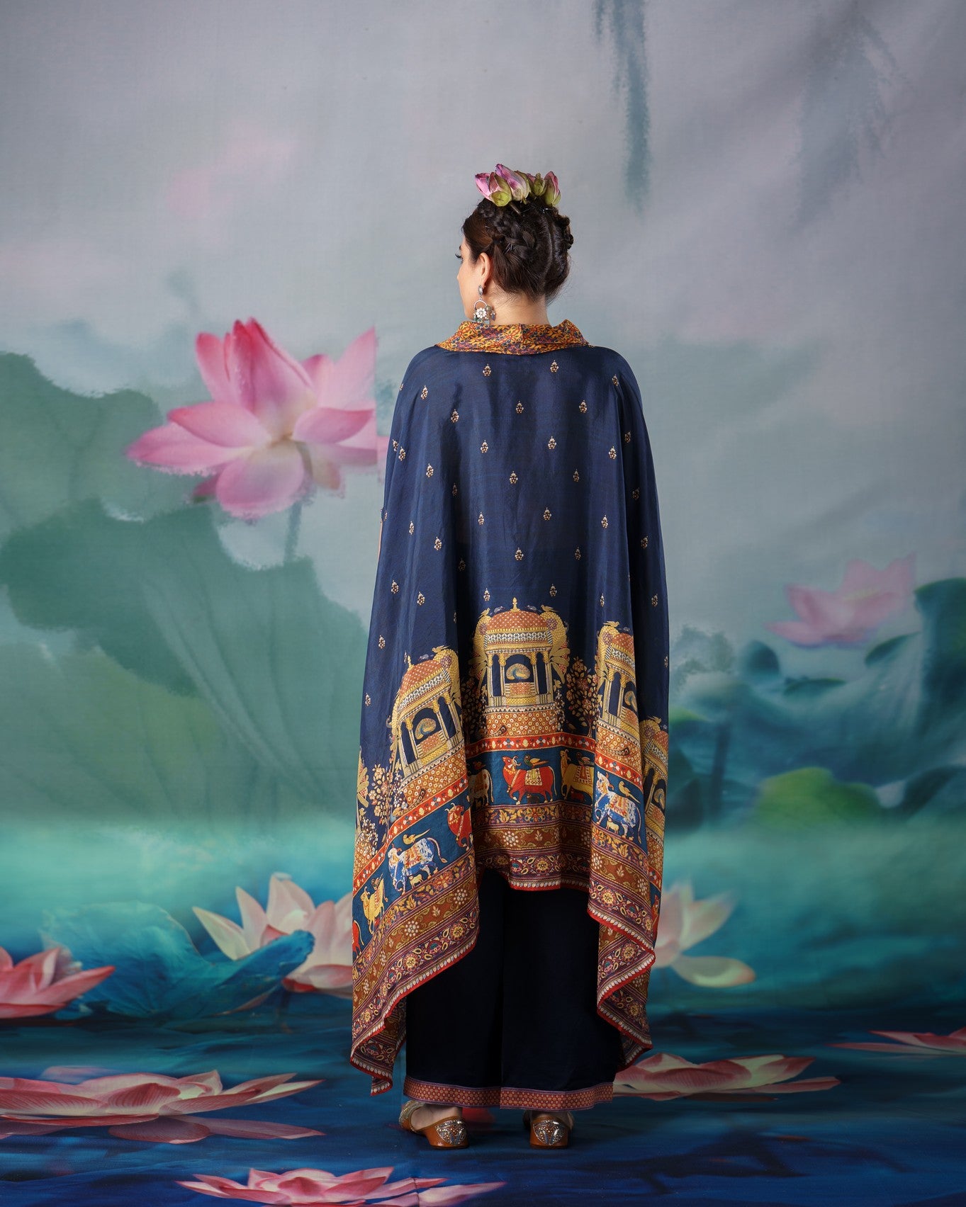 Pichwai : Lavanya - Blue