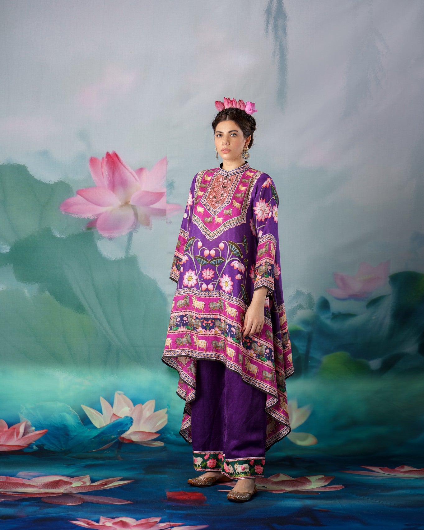 Pichwai : Navya - Purple