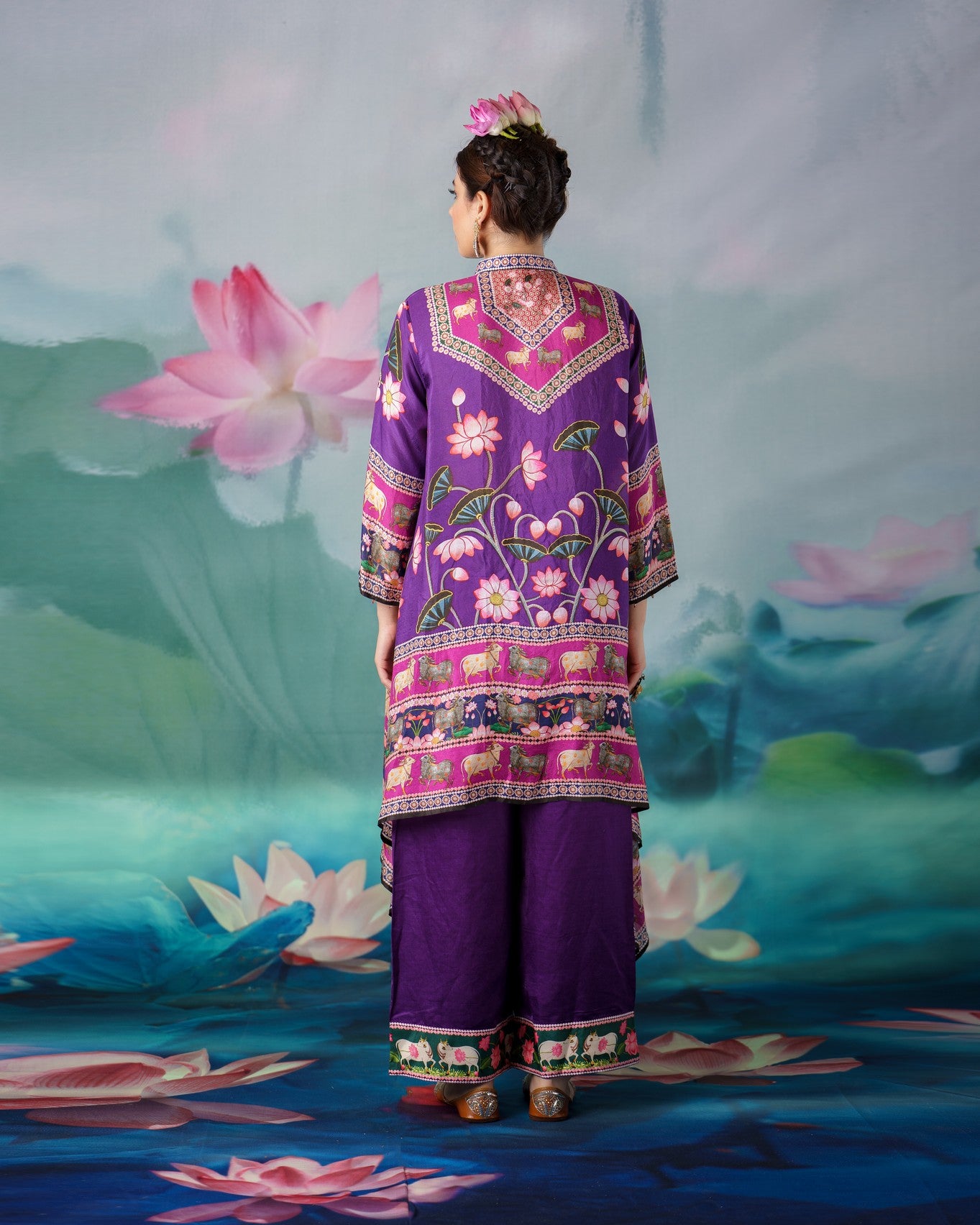 Pichwai : Navya - Purple