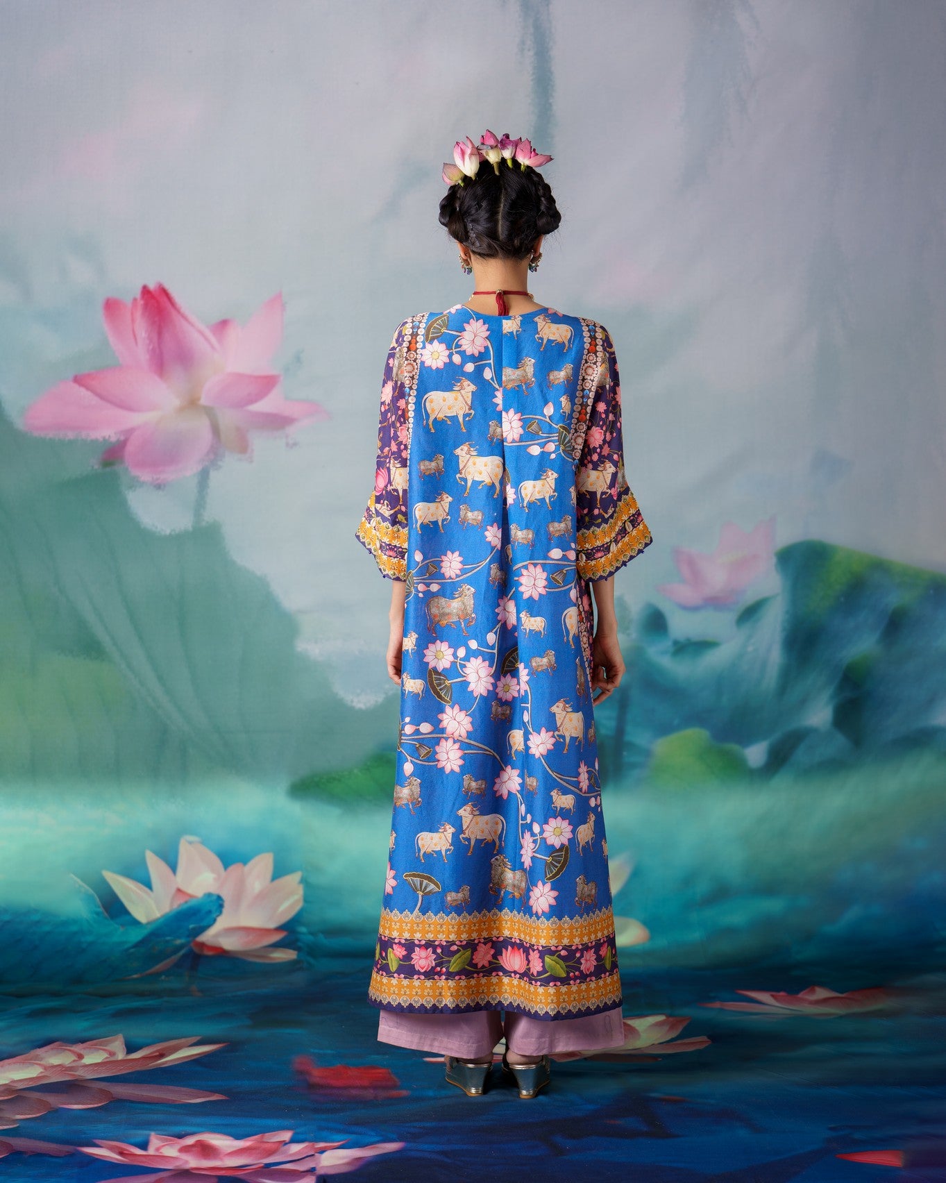 Pichwai : Banera - Blue
