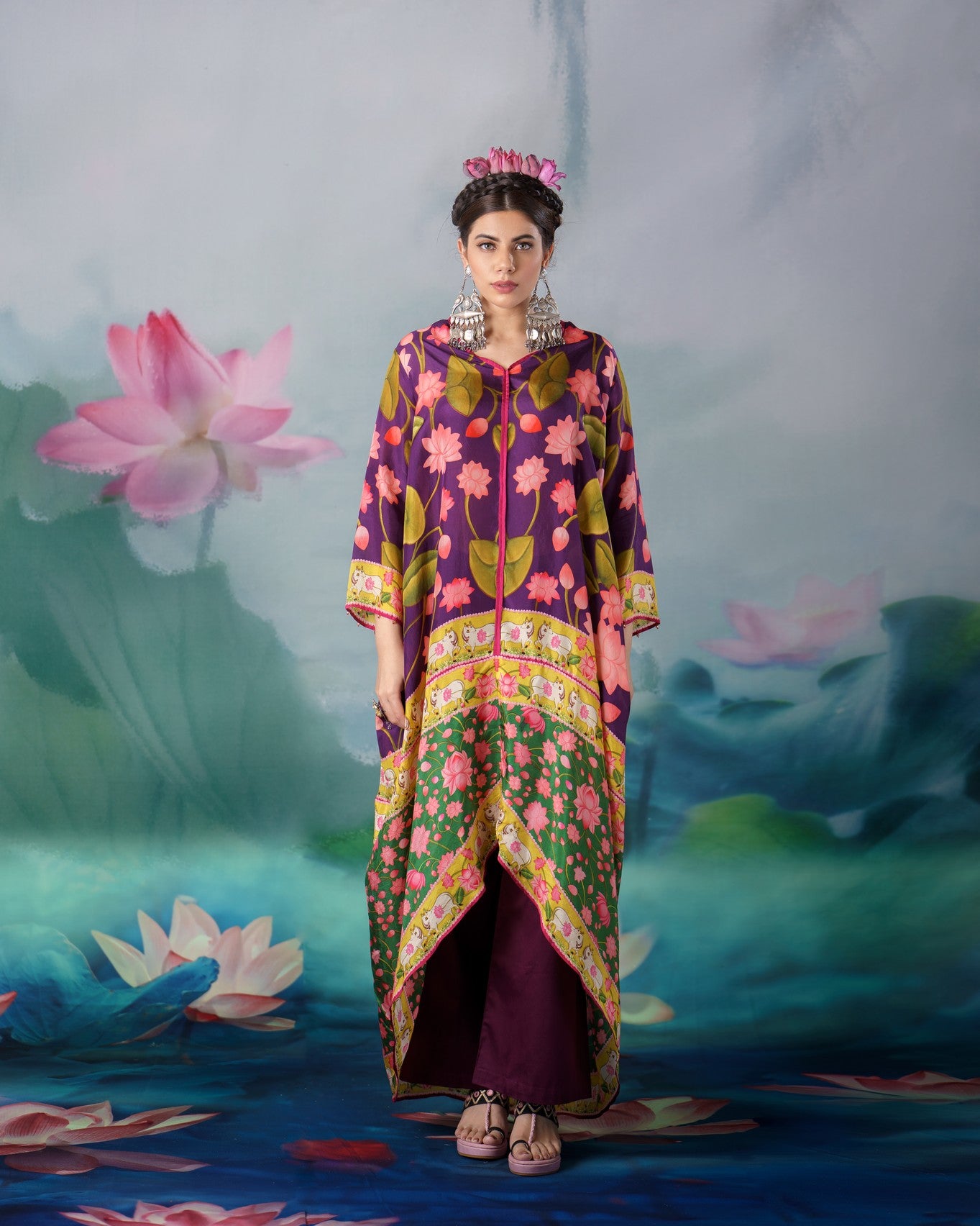Pichwai : Eila - Purple