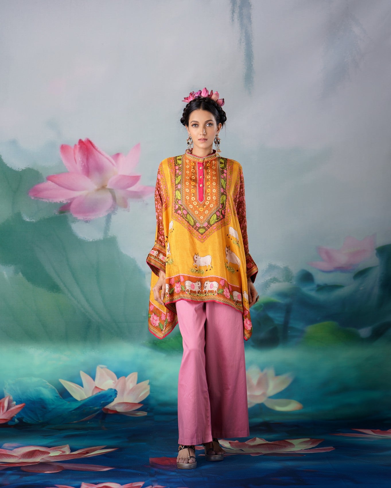 Pichwai : Chanel - Mustard