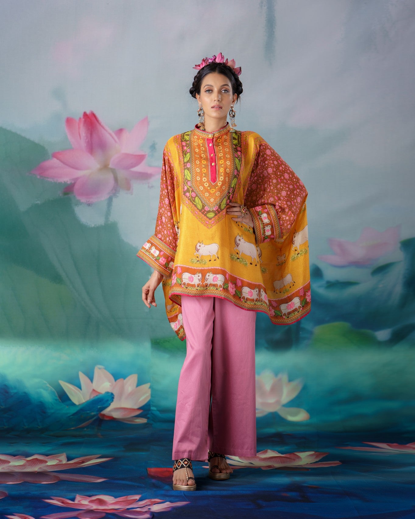 Pichwai : Chanel - Mustard