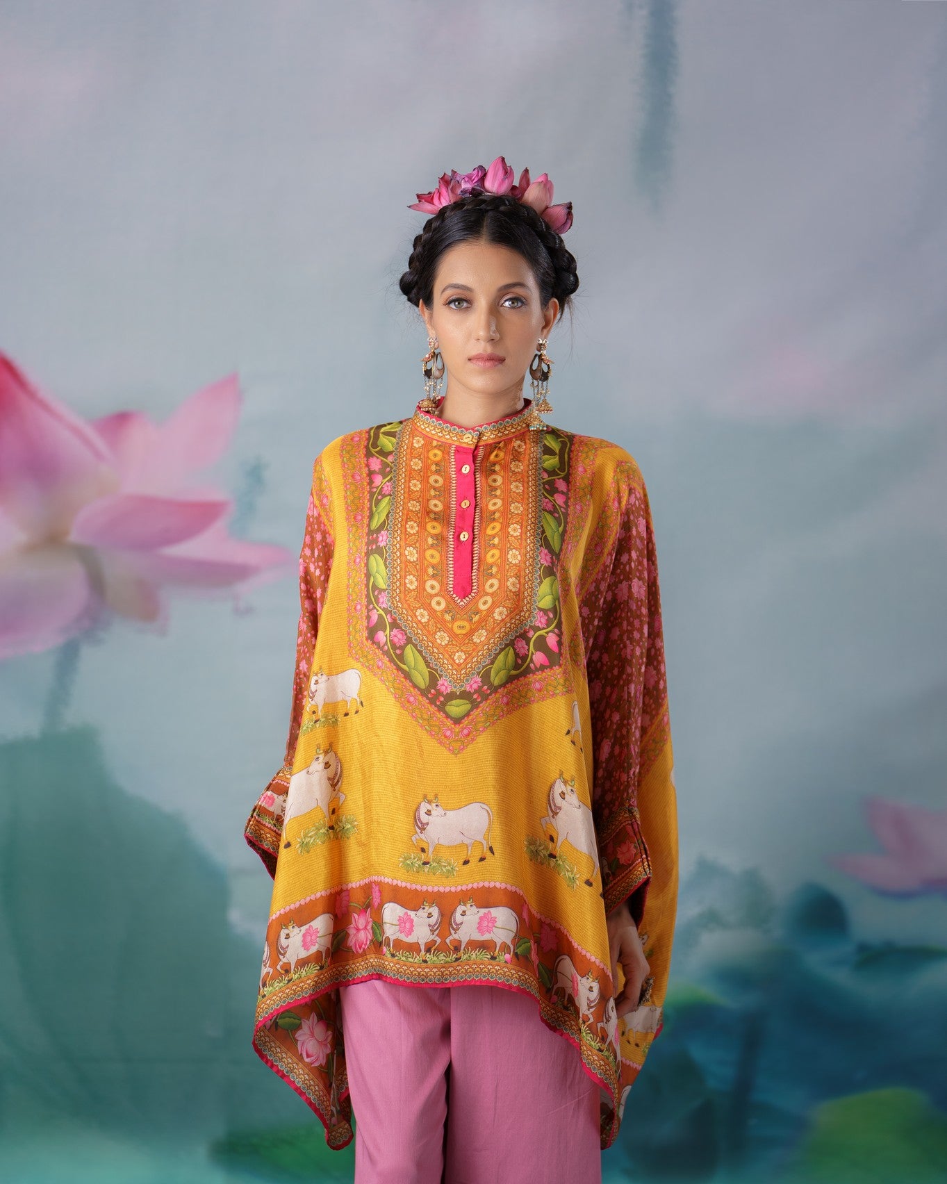 Pichwai : Chanel - Mustard