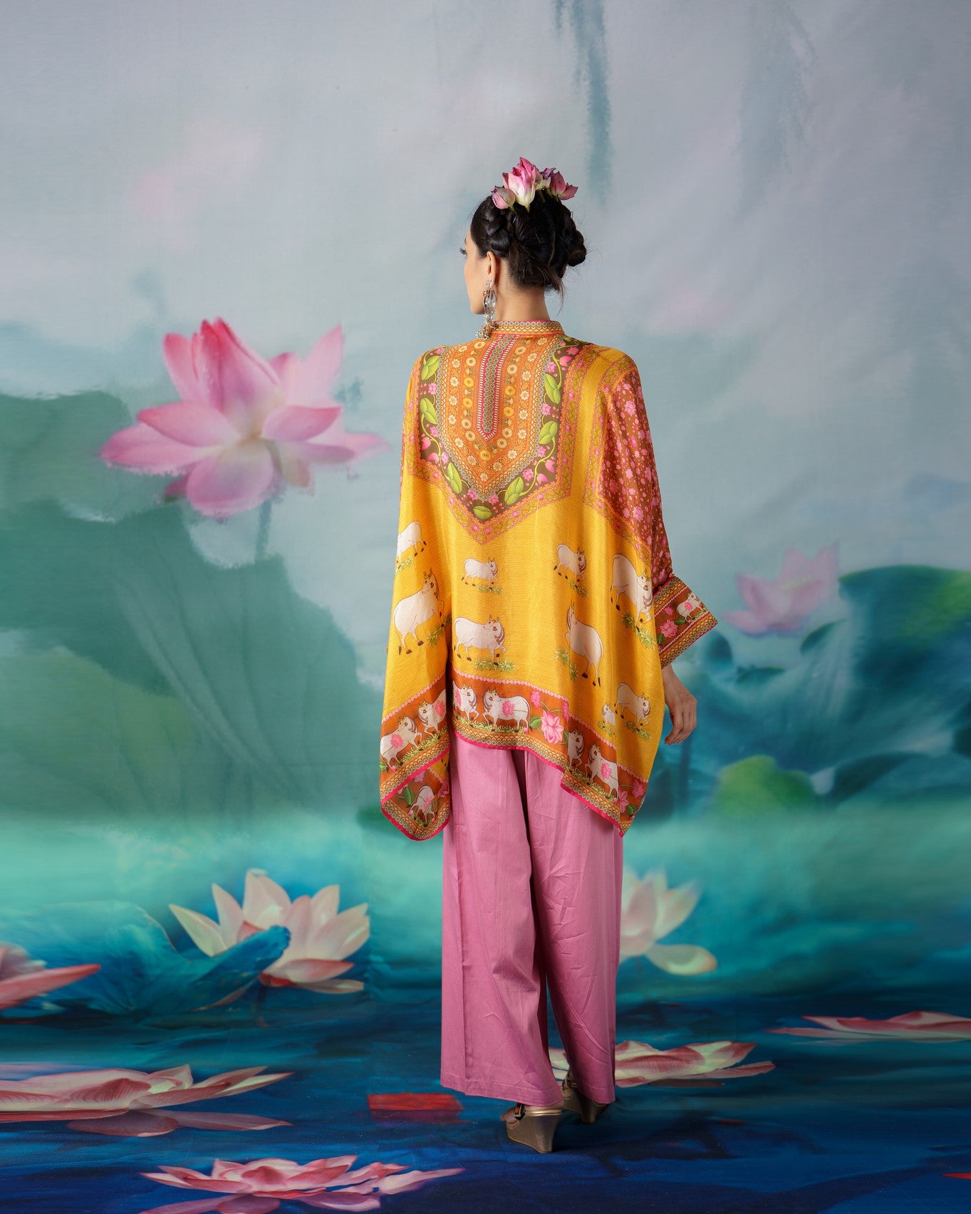 Pichwai : Chanel - Mustard