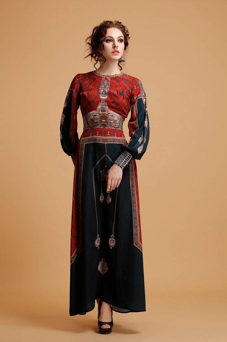 Trishala : Red/Black