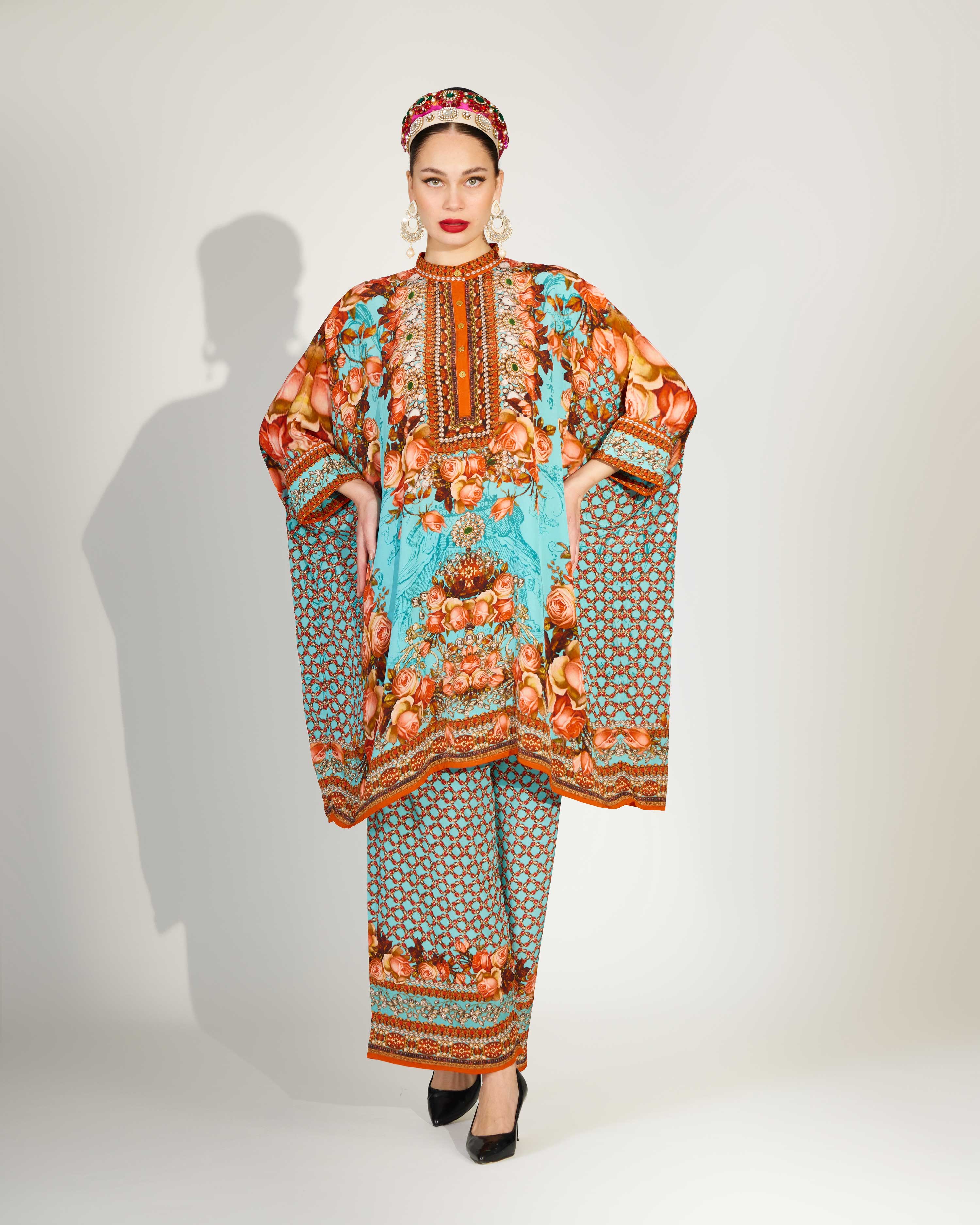 Pakeezah : Chanel 36" - Turquoise