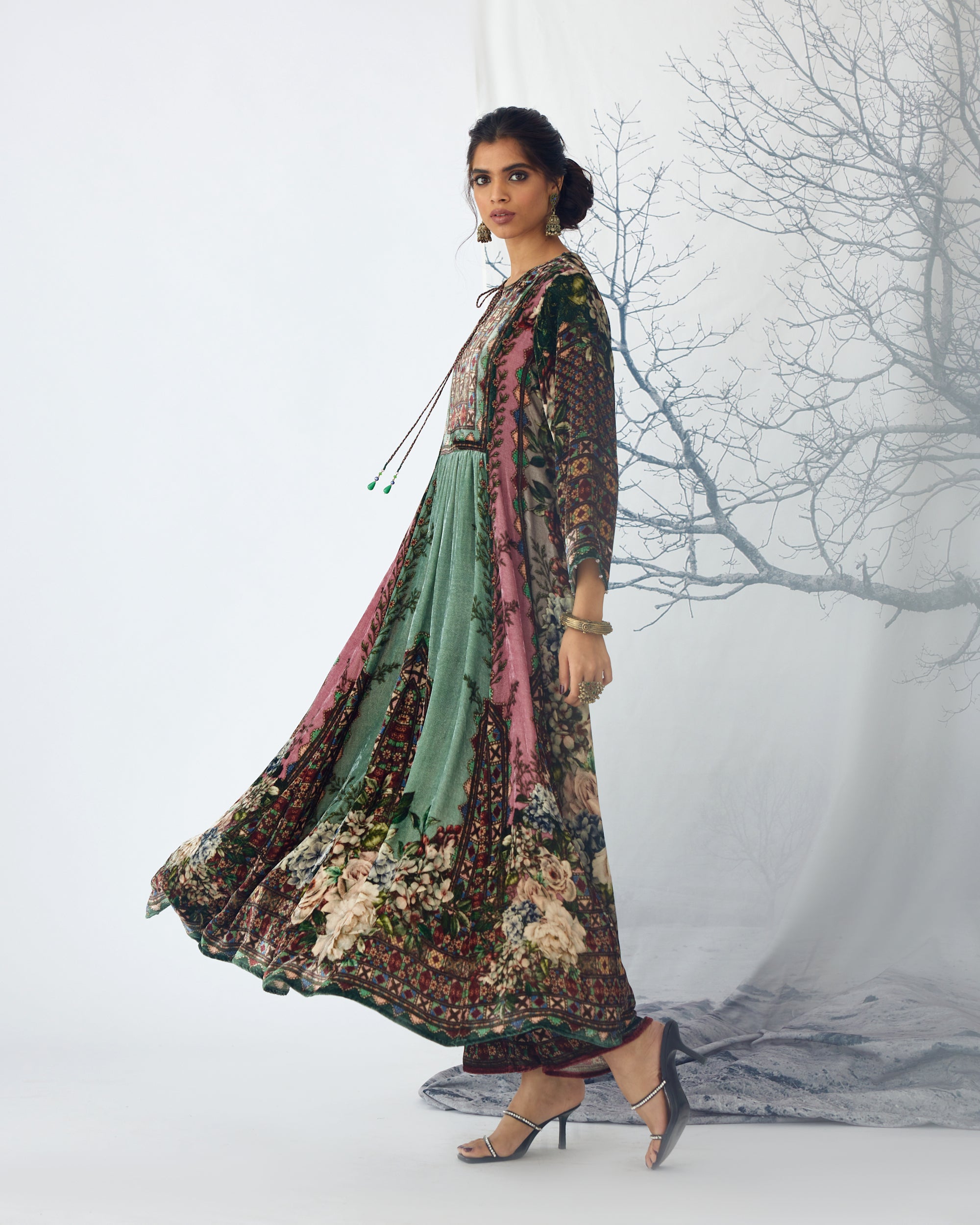 Notting Hill : Anisha - Sage/Dusty Rose