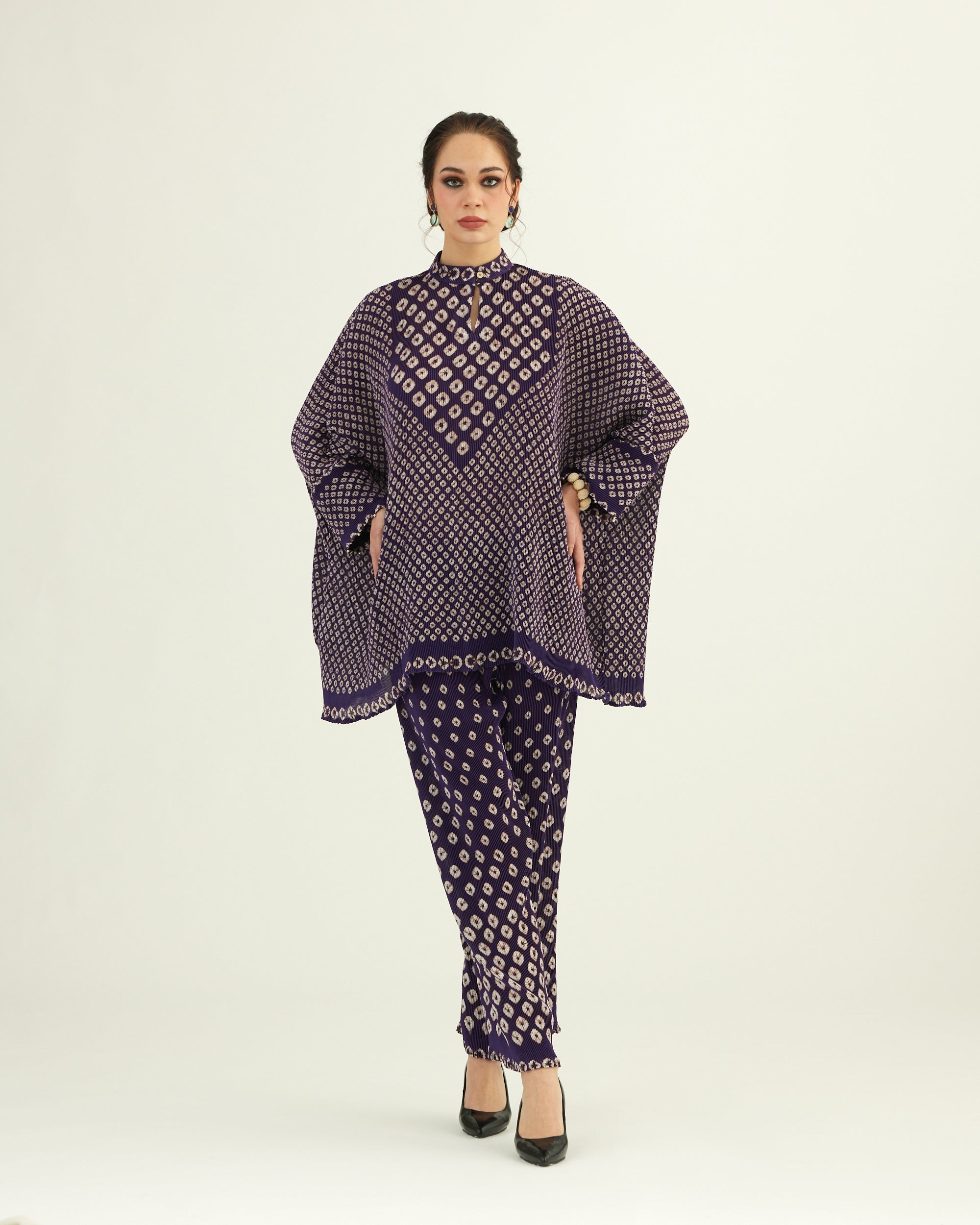 Dibbia Plisse : Chanel Purple (2pc Set)