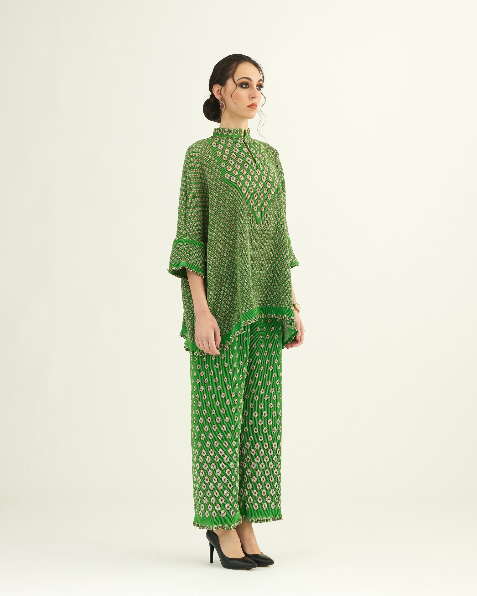 Dibbia Plisse : Chanel Lime (2pc Set)