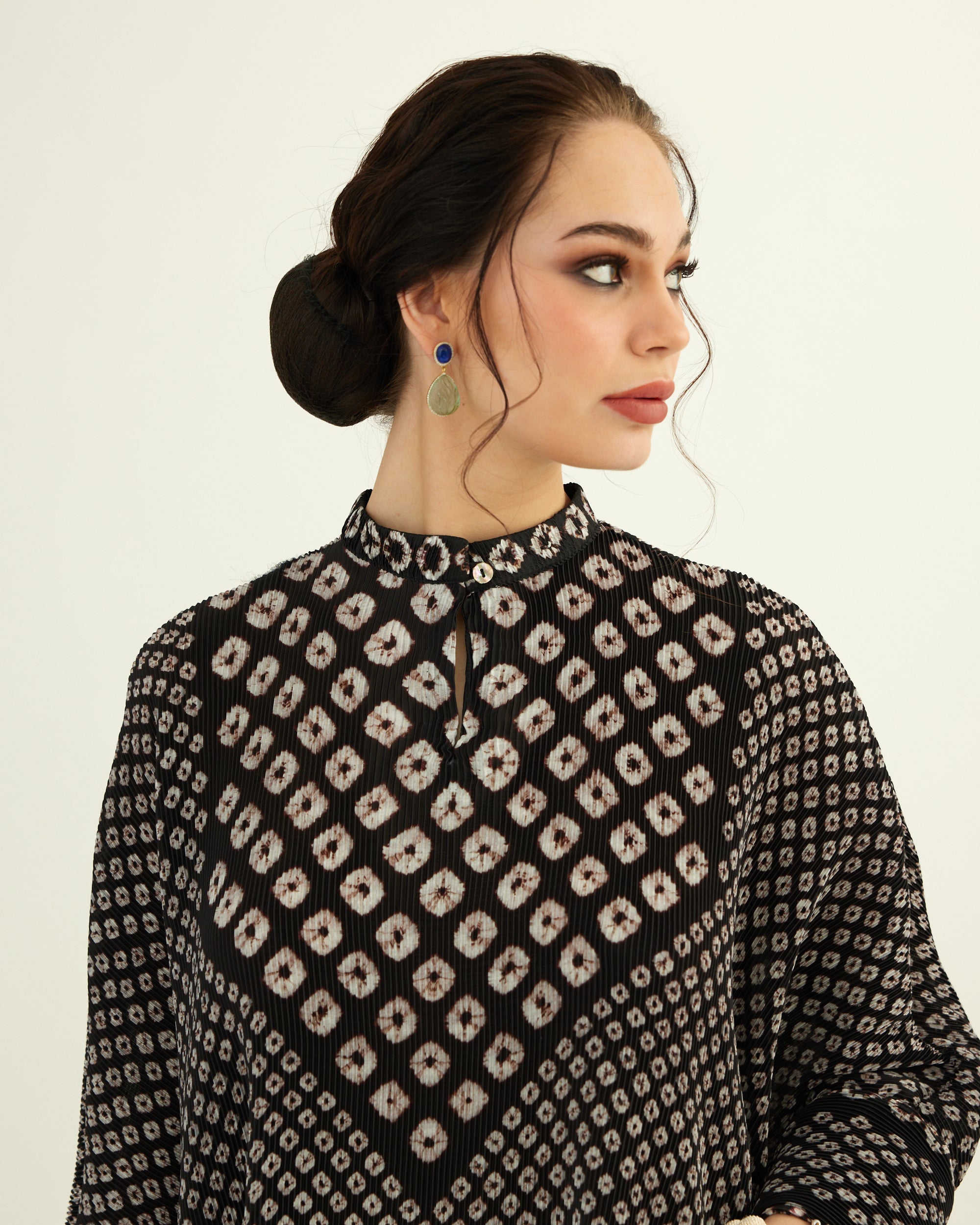 Dibbia Plisse : Chanel Black (2pc Set)