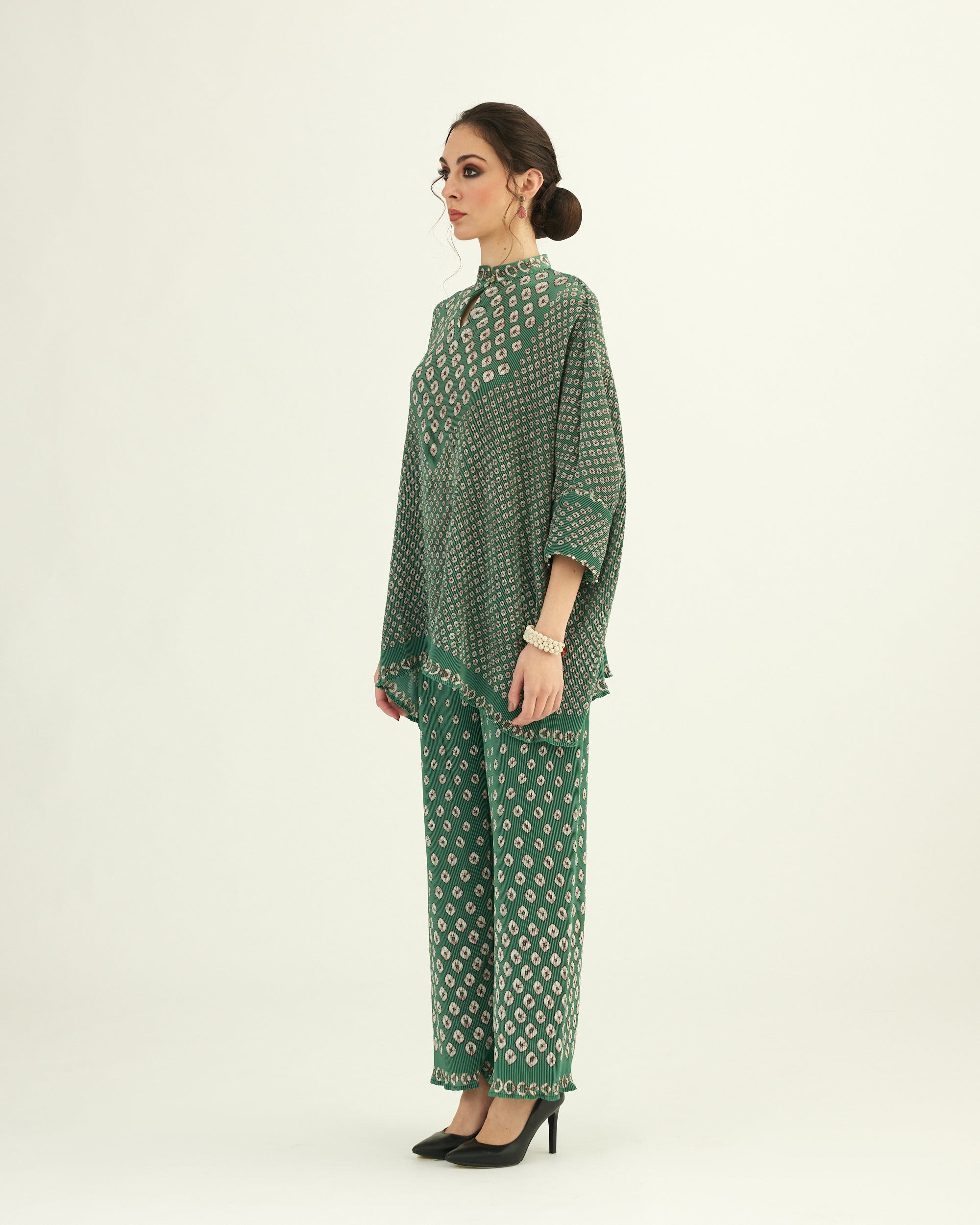 Dibbia Plisse : Chanel Jade (2pc Set)