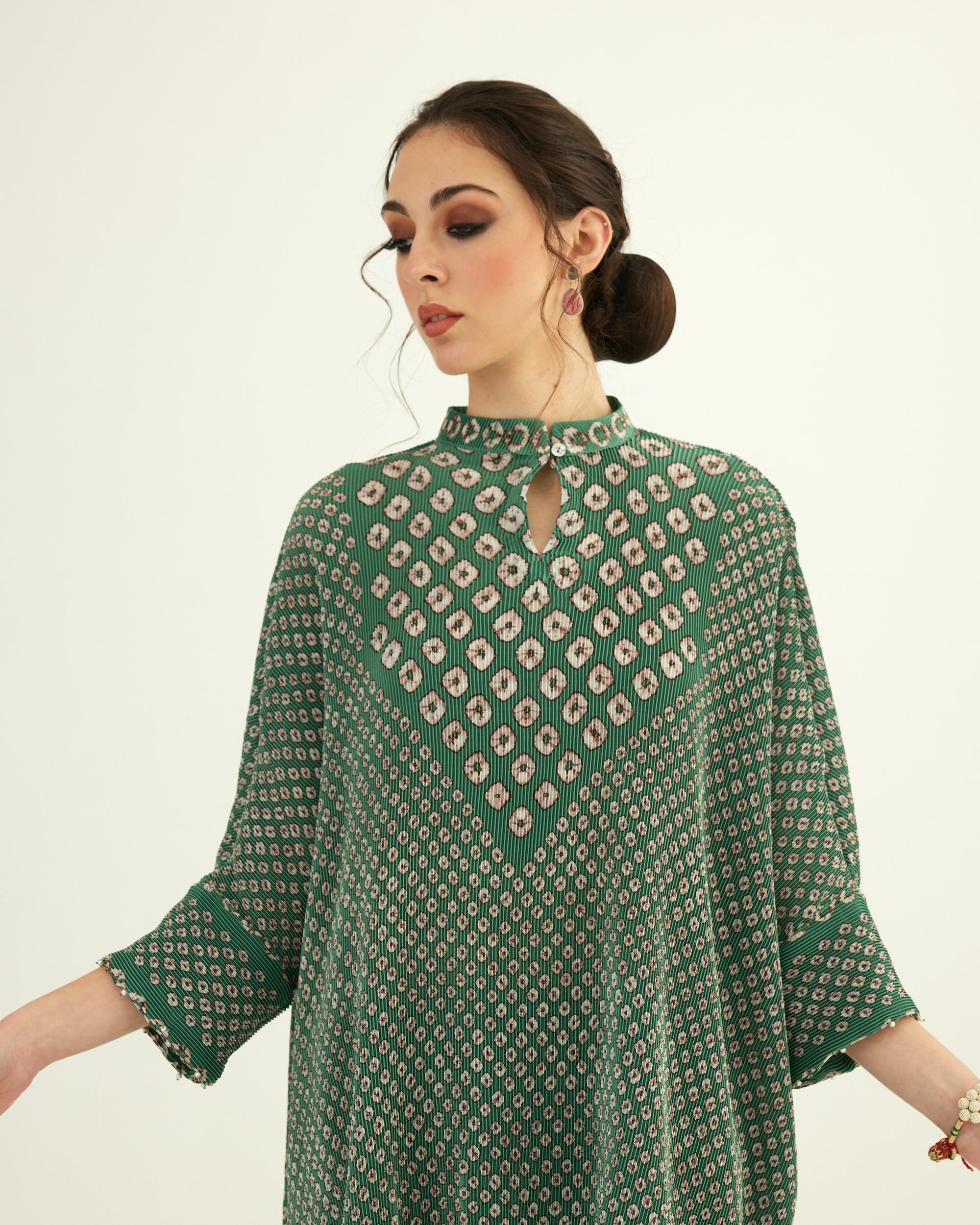 Dibbia Plisse : Chanel Jade (2pc Set)