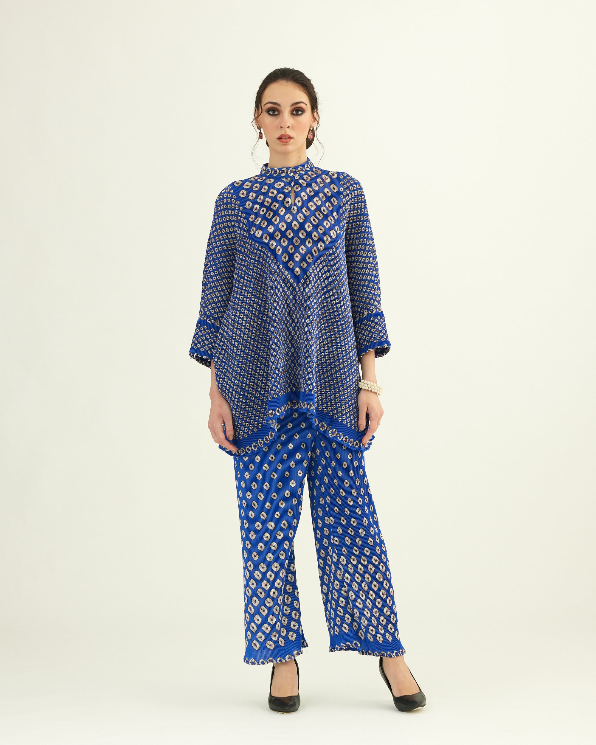 Dibbia Plisse : Chanel Cobalt (2pc Set)