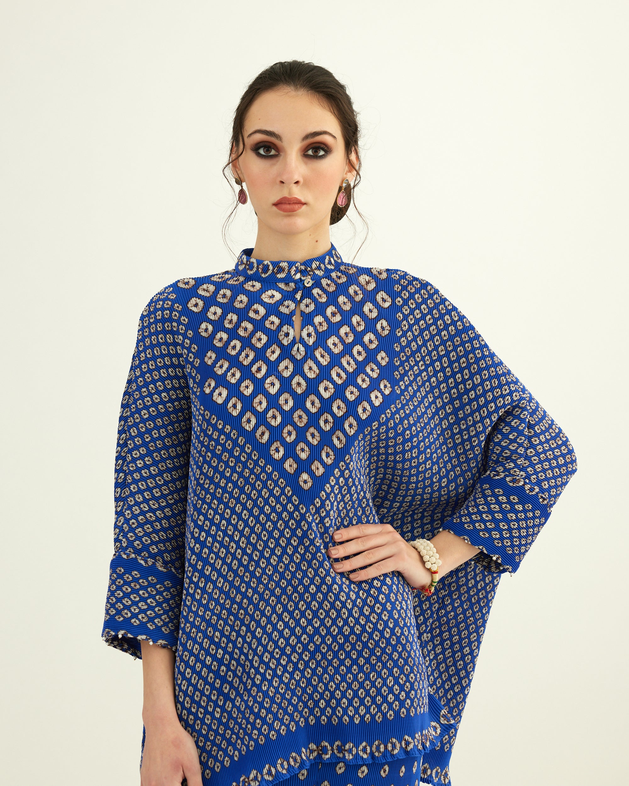 Dibbia Plisse : Chanel Cobalt (2pc Set)