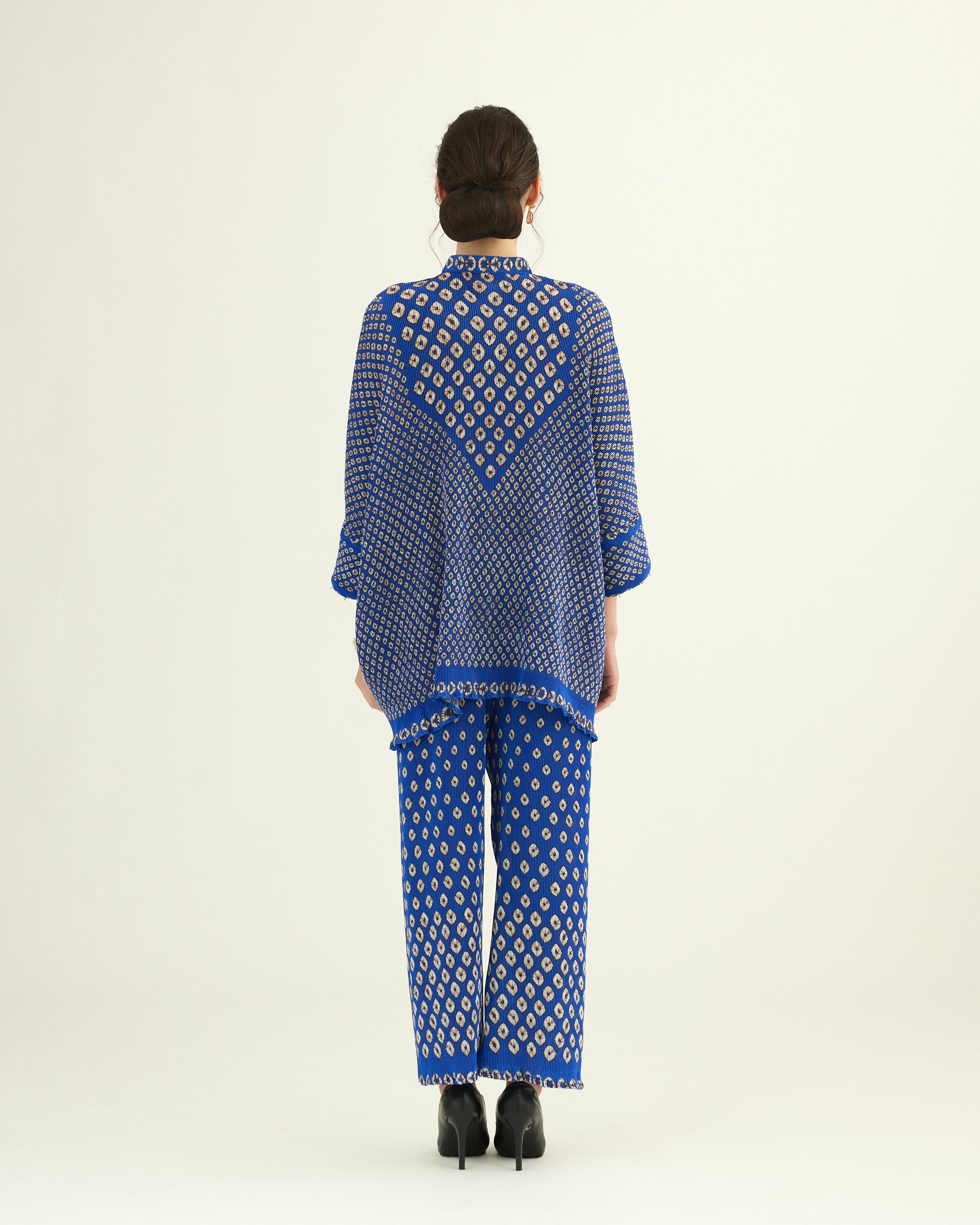 Dibbia Plisse : Chanel Cobalt (2pc Set)
