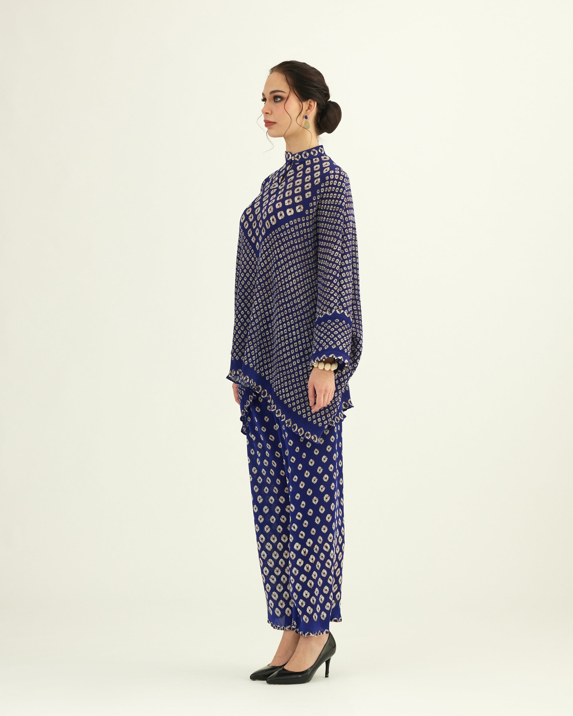 Dibbia Plisse : Chanel Navy (2pc Set)