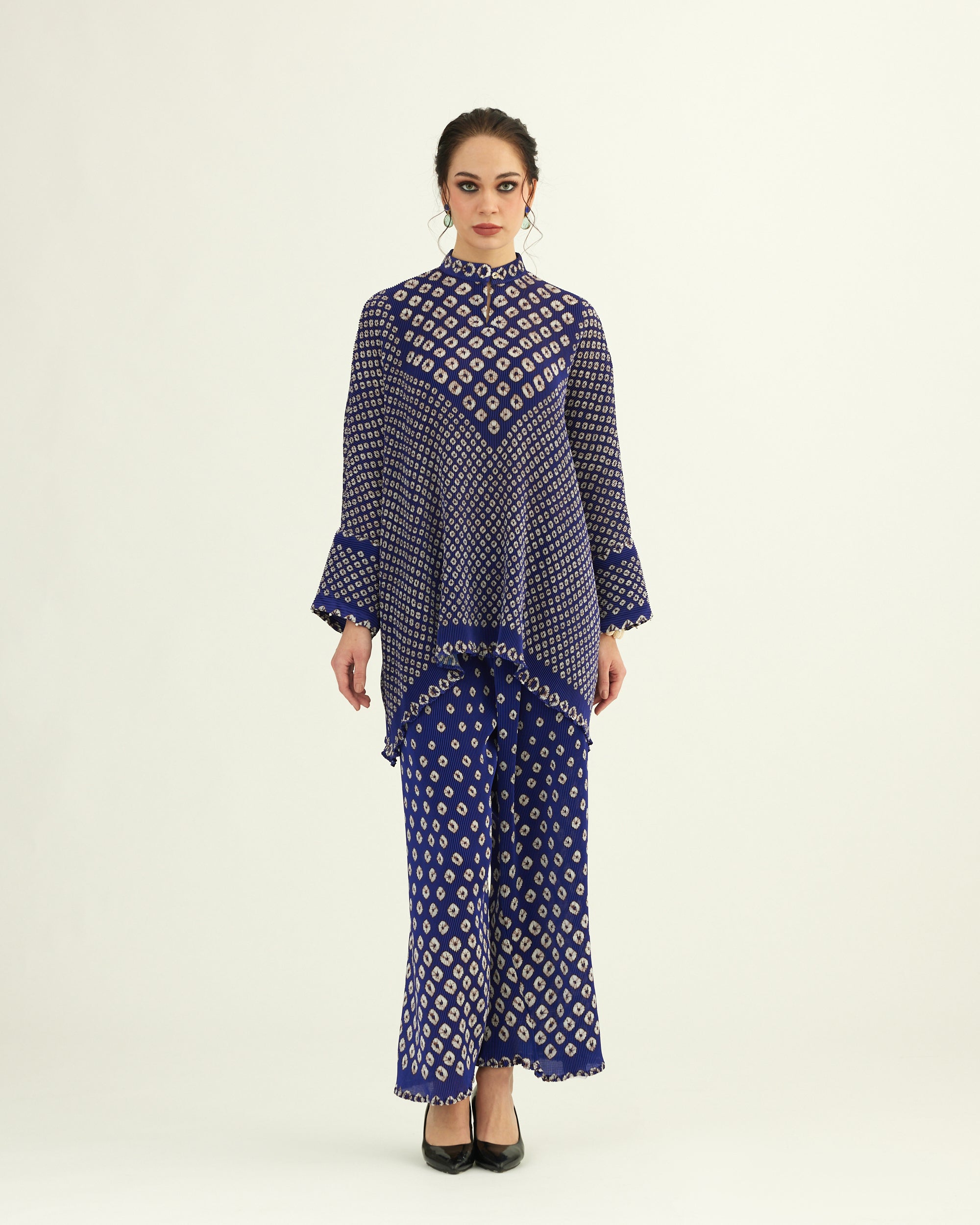 Dibbia Plisse : Chanel Navy (2pc Set)
