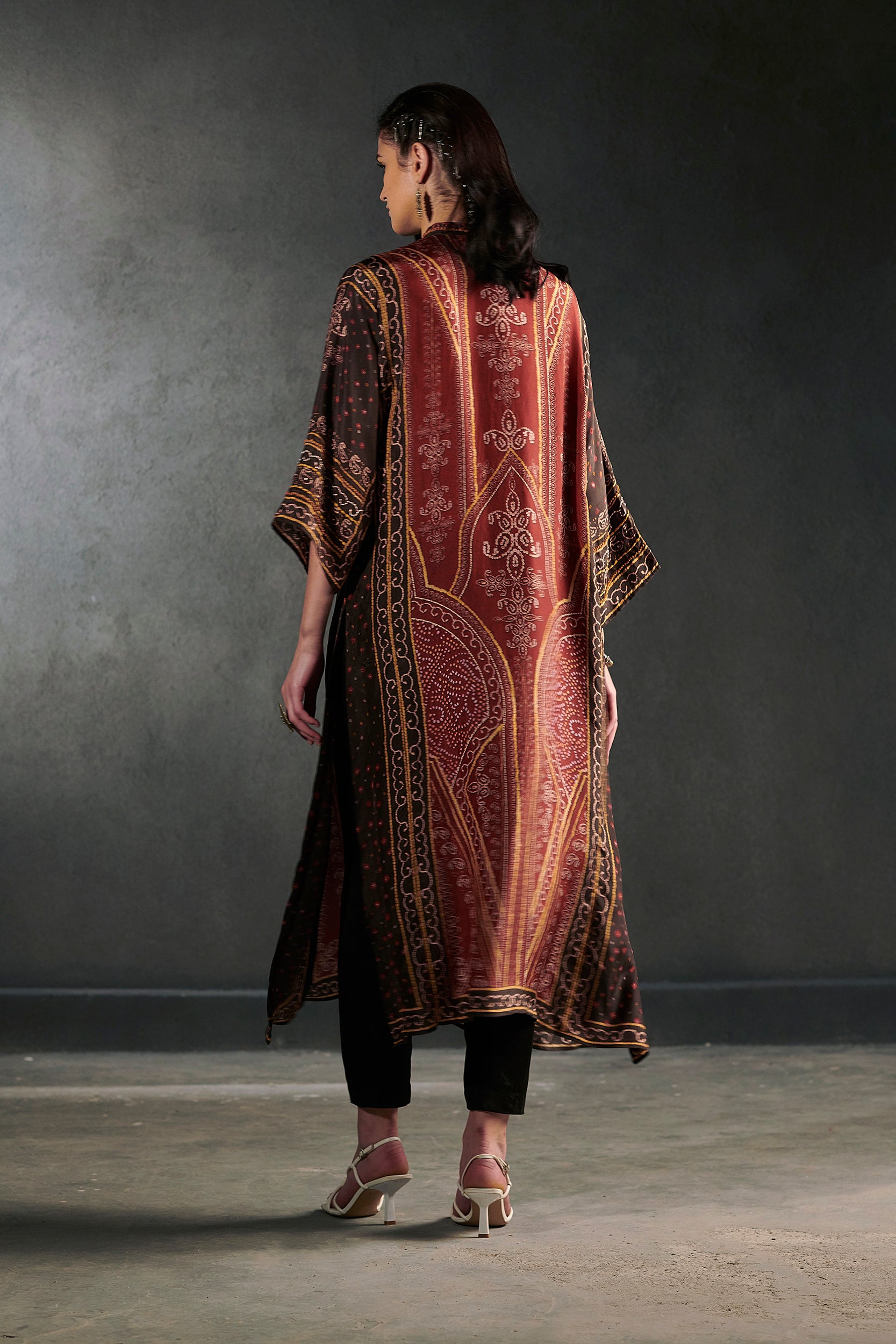 Bikaner Ghazala - Burgundy