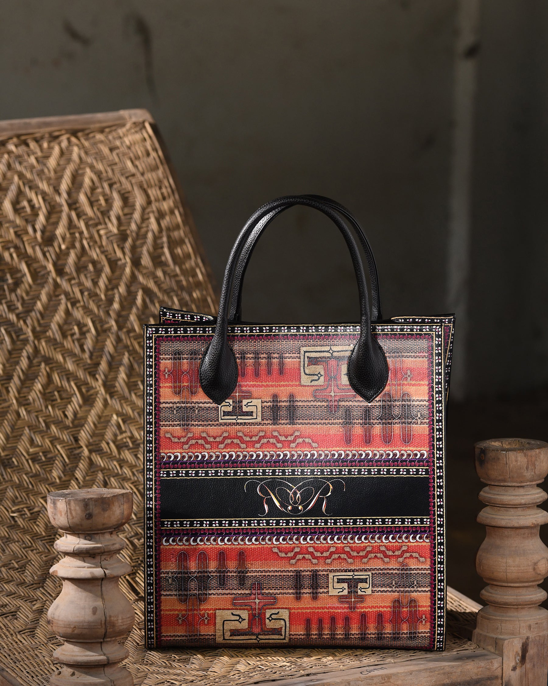Sayuri - Tote : Red/Mandarin