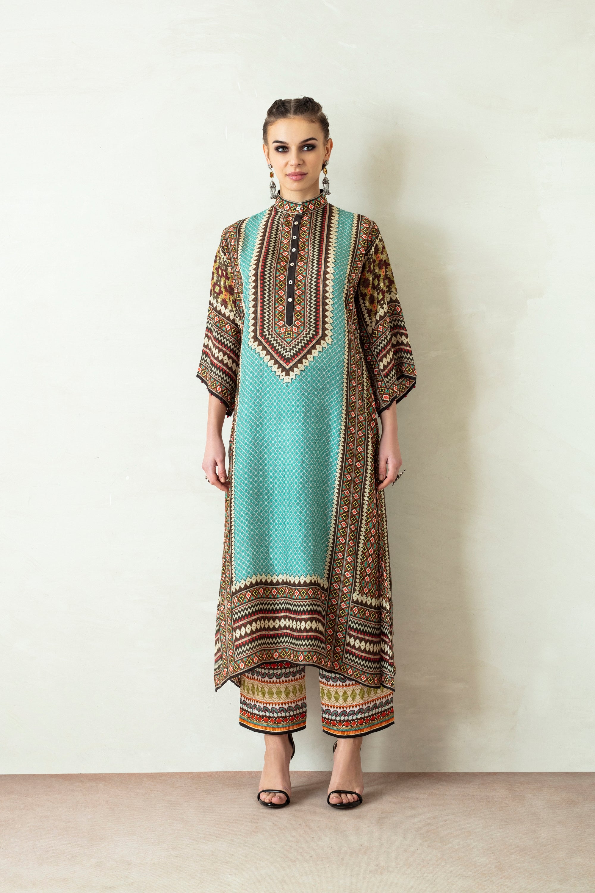 Suzani : Ghazala - Aqua