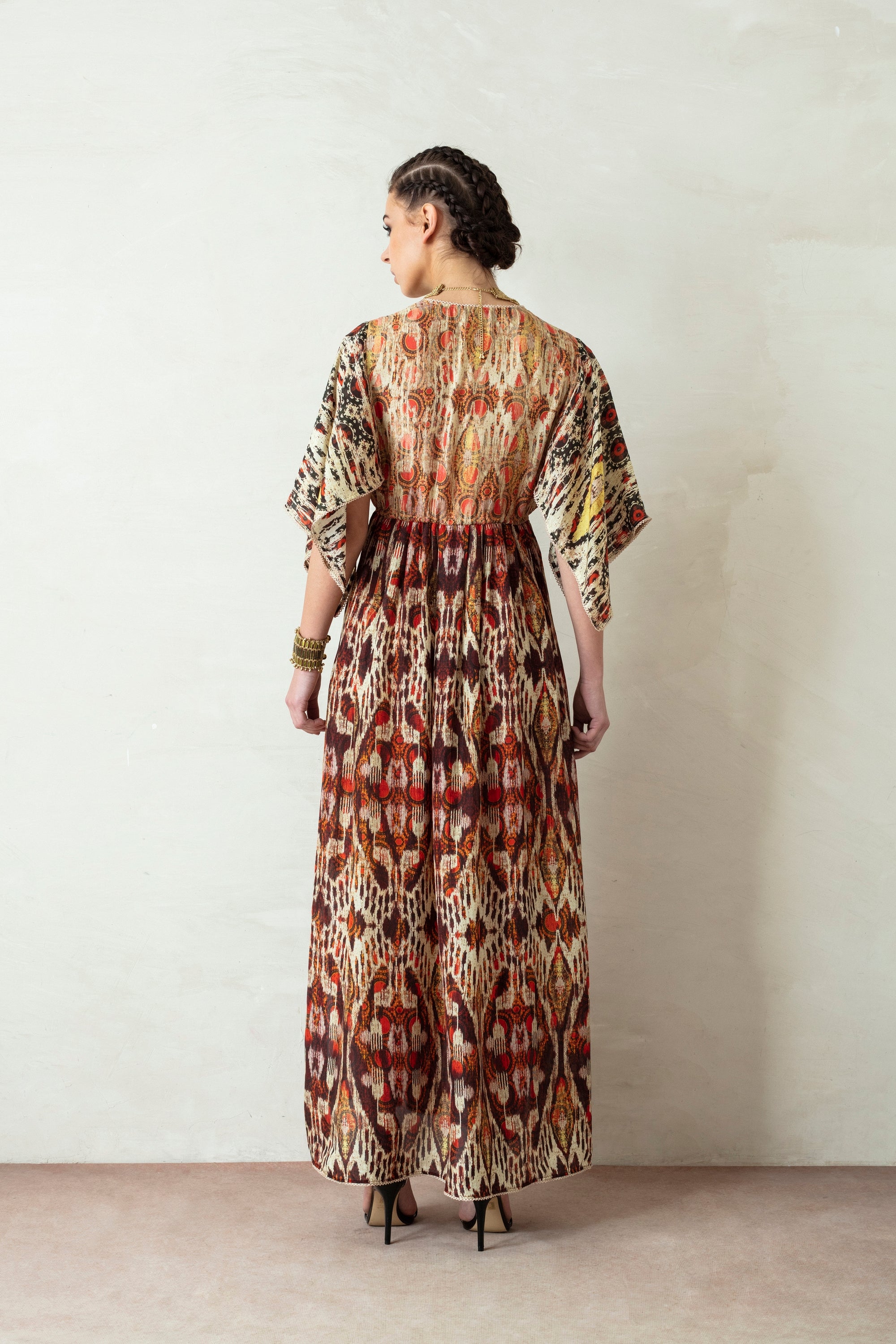 Uzbek : Parizad - Beige/Brown
