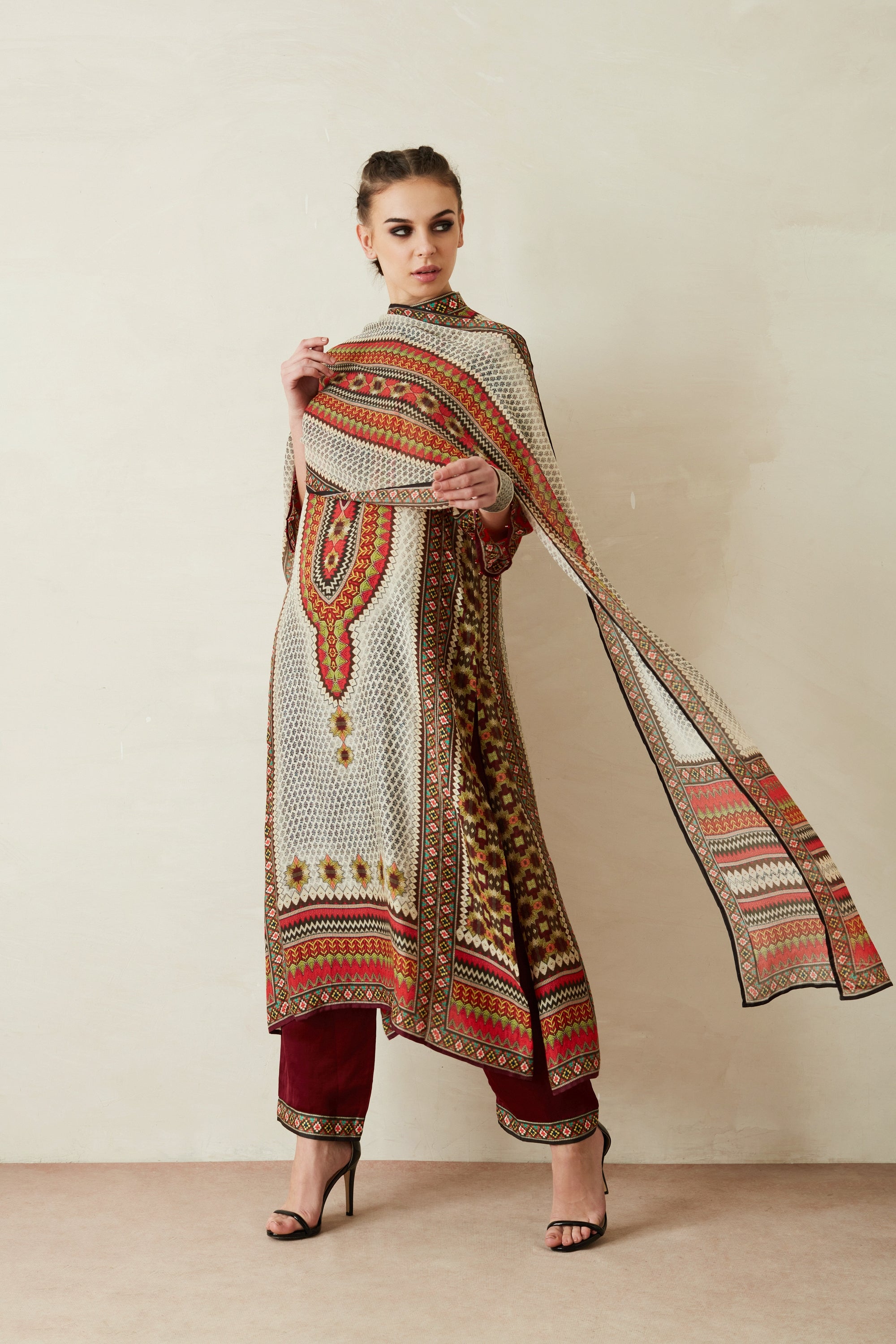 Bagru : Ghazala - Ivory