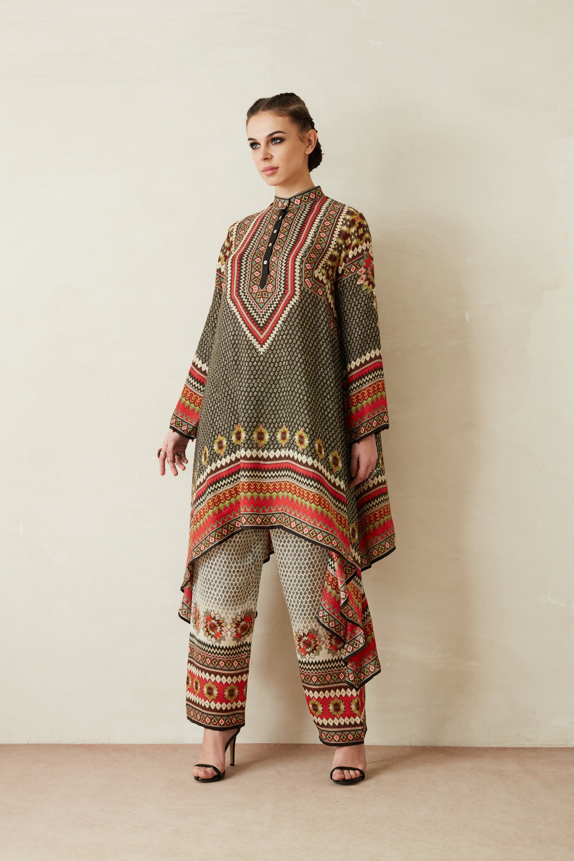 Bagru : Navya - Charcoal