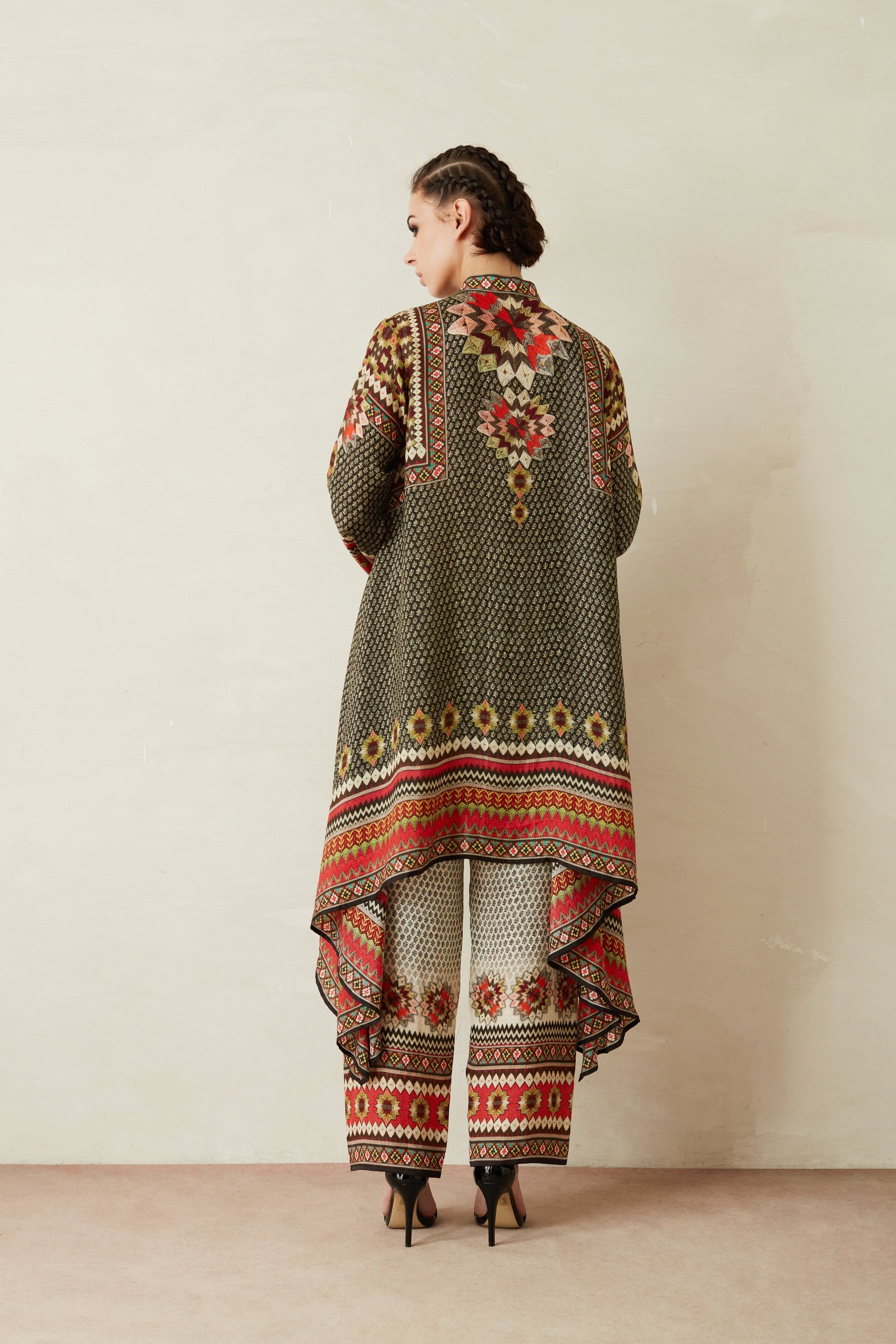 Bagru : Navya - Charcoal